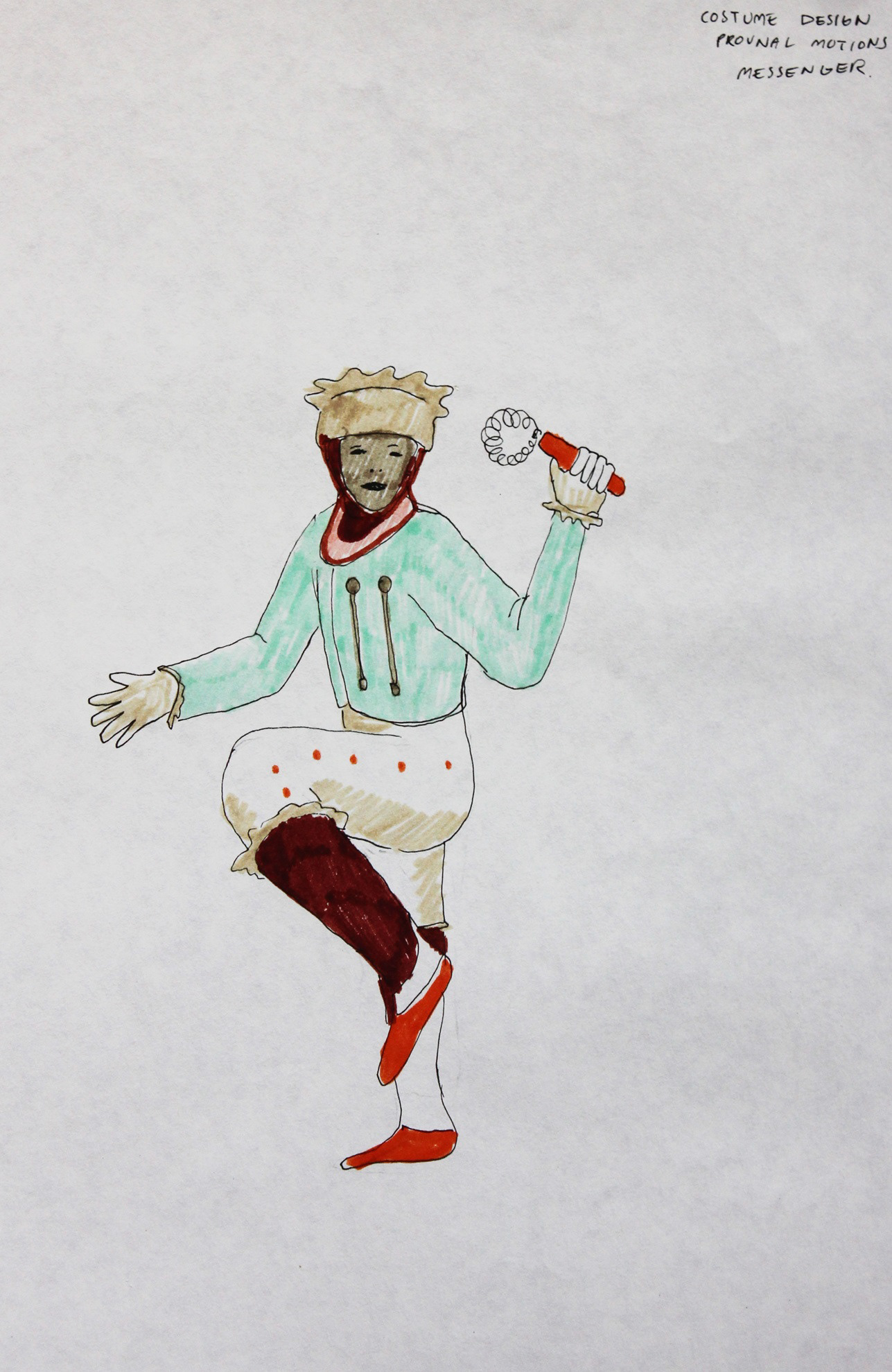 (2021). The Interpreter alternative design. [Pen and watercolour on paper]. 210 × 297 mm.