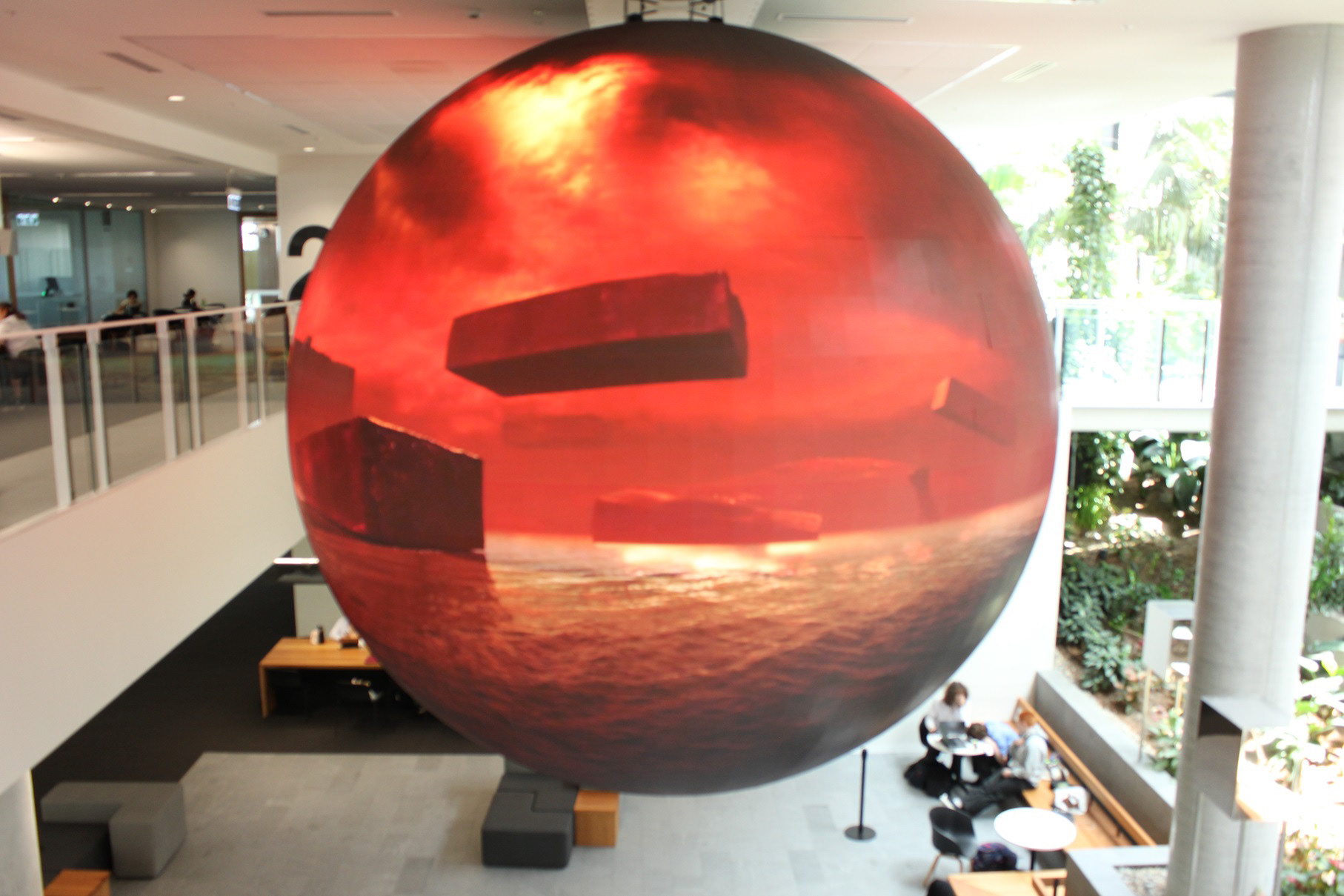 (2022). Volcano World, The Mirror Sphere. [LED Sphere, 360° game engine imagery].