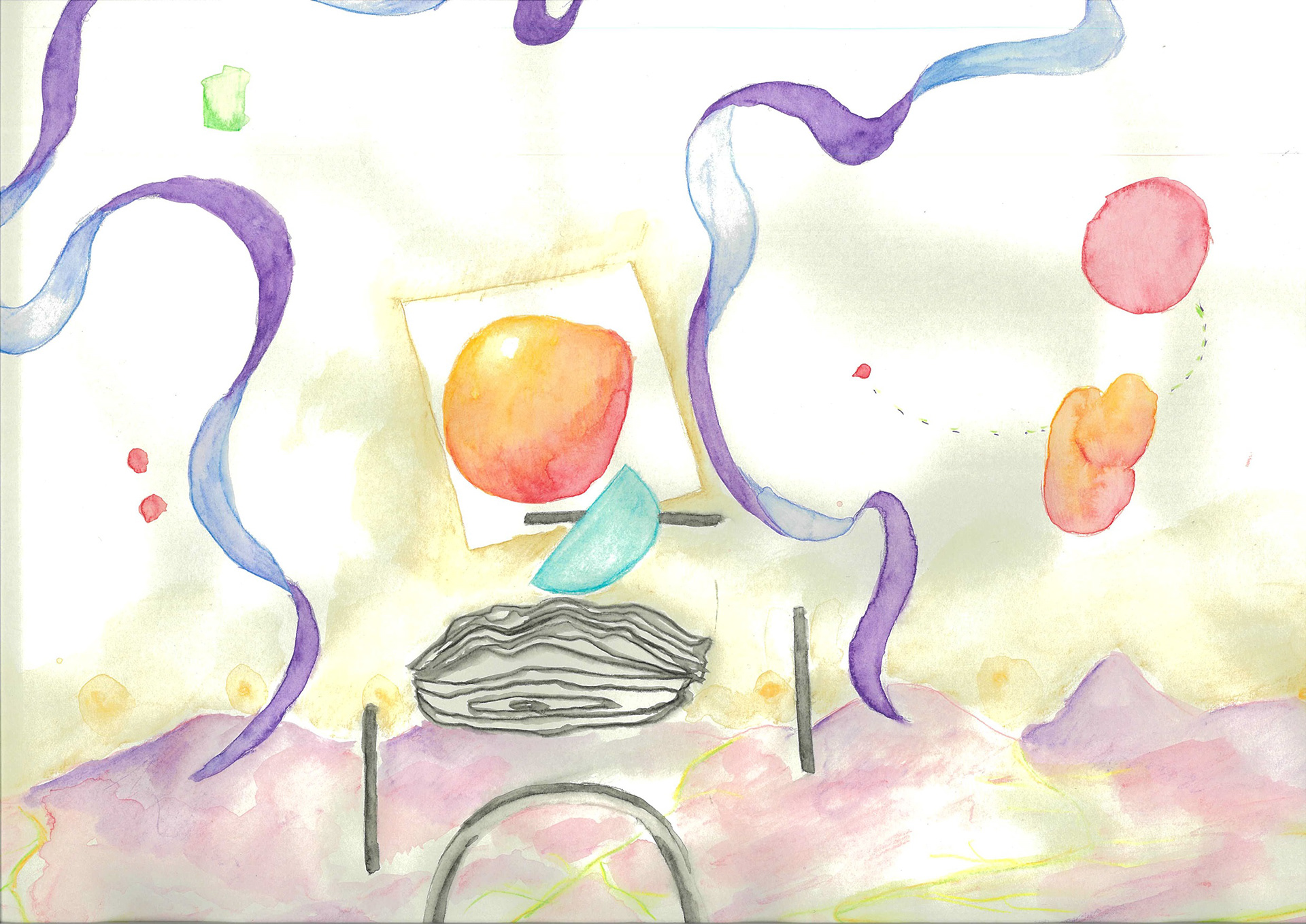 (2021). Prounal Motions, Obdenburg world drawing. [Pen and ink on paper]. 