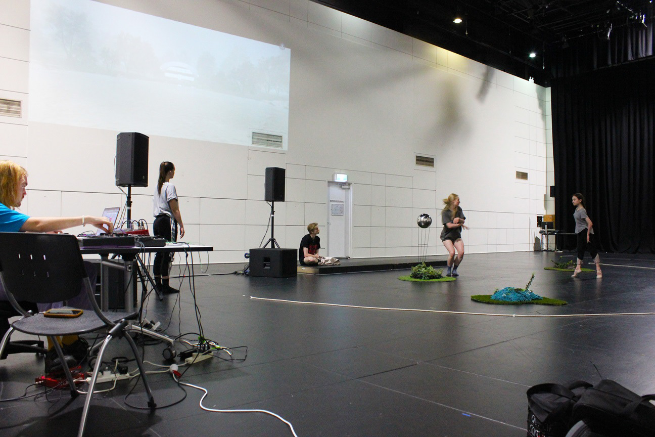 (2022). Rehearsals at The Block, QUT. [Photograph]. Taken by Author.