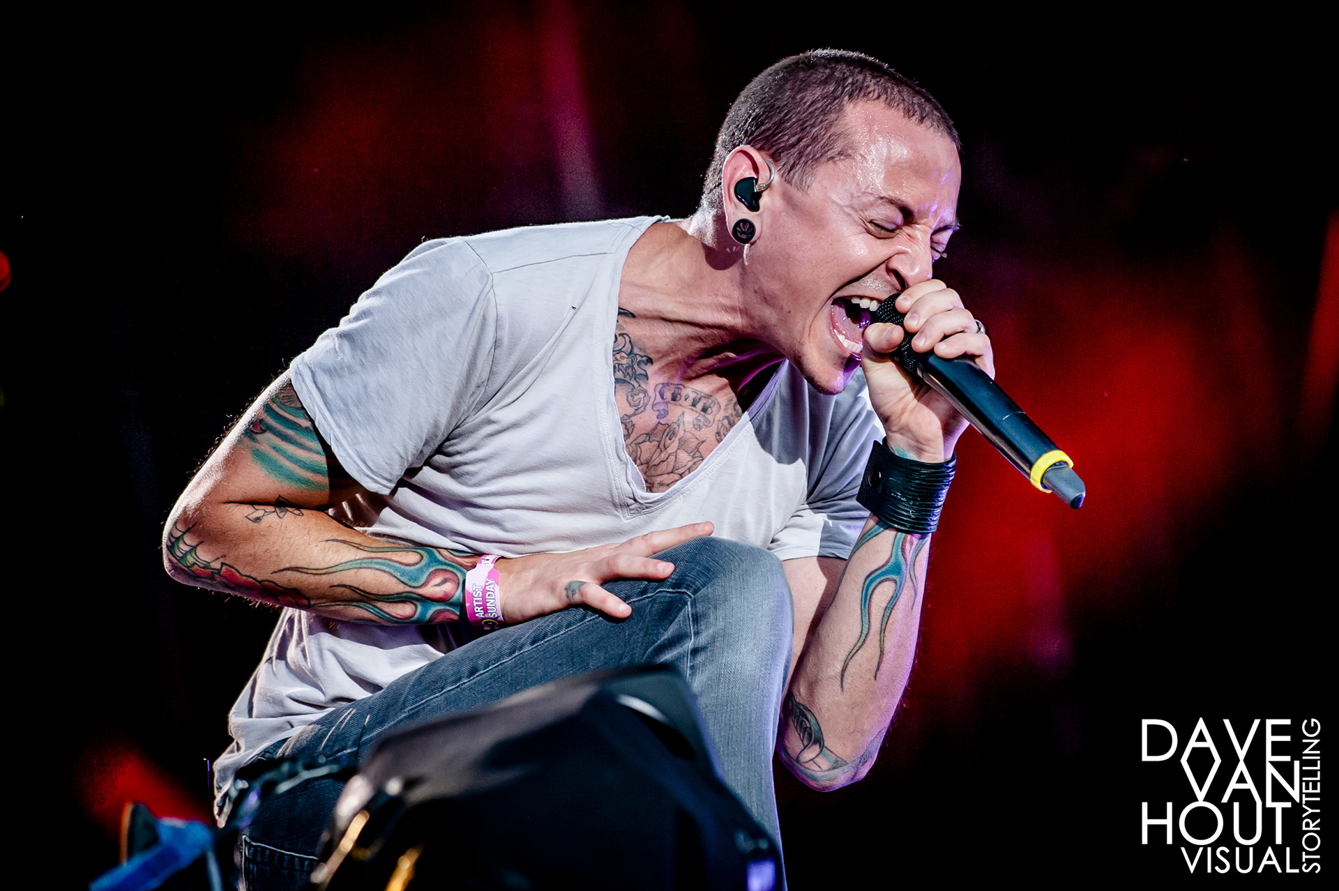 038 Linkin Park - Chester Bennington - Pinkpop 2012