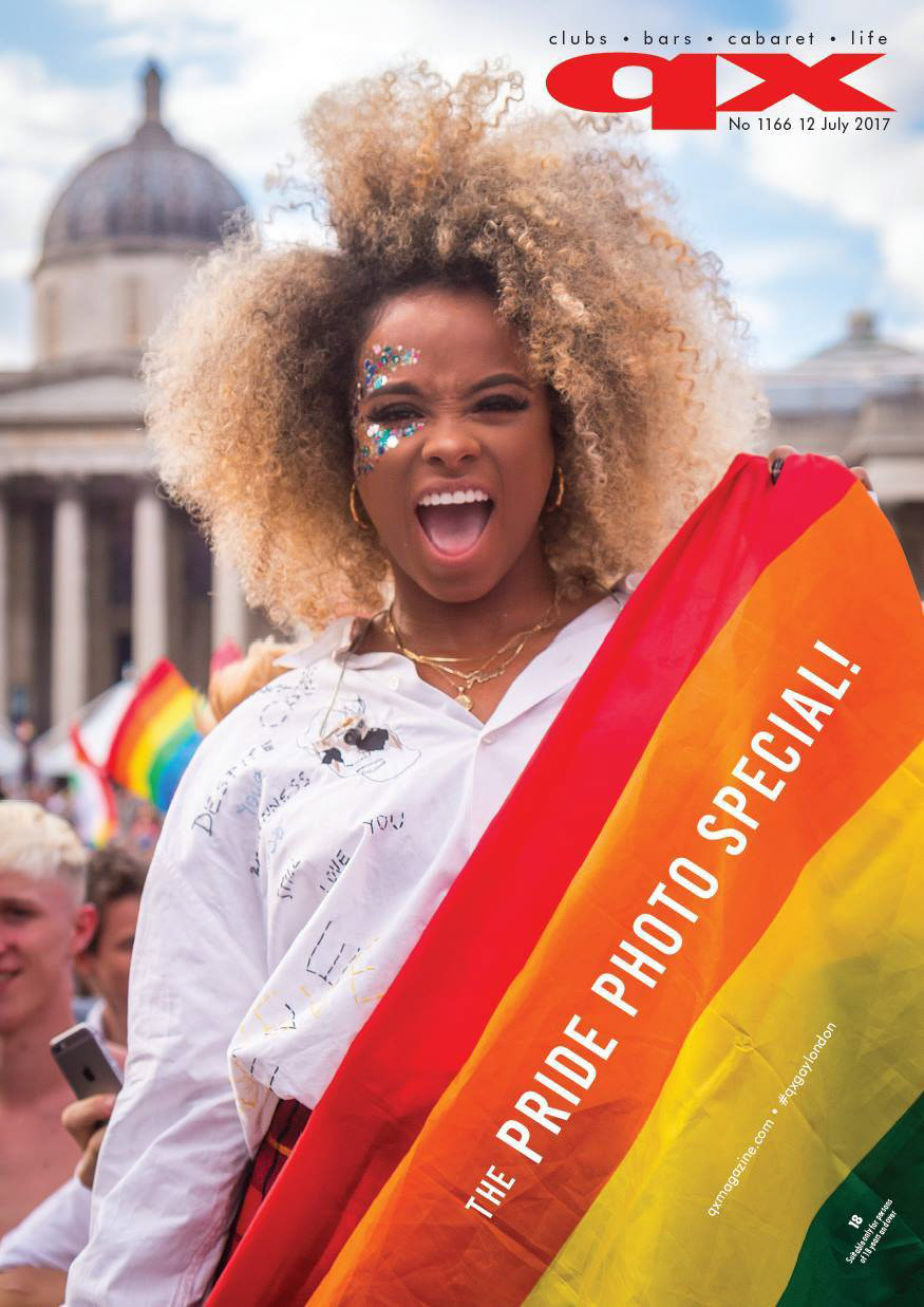 Cover for QX Magazine