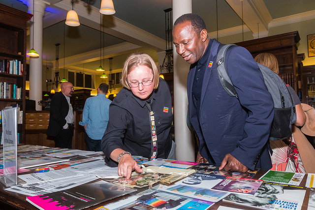 Cyril Nri at an event at the Bishopsgate Institute