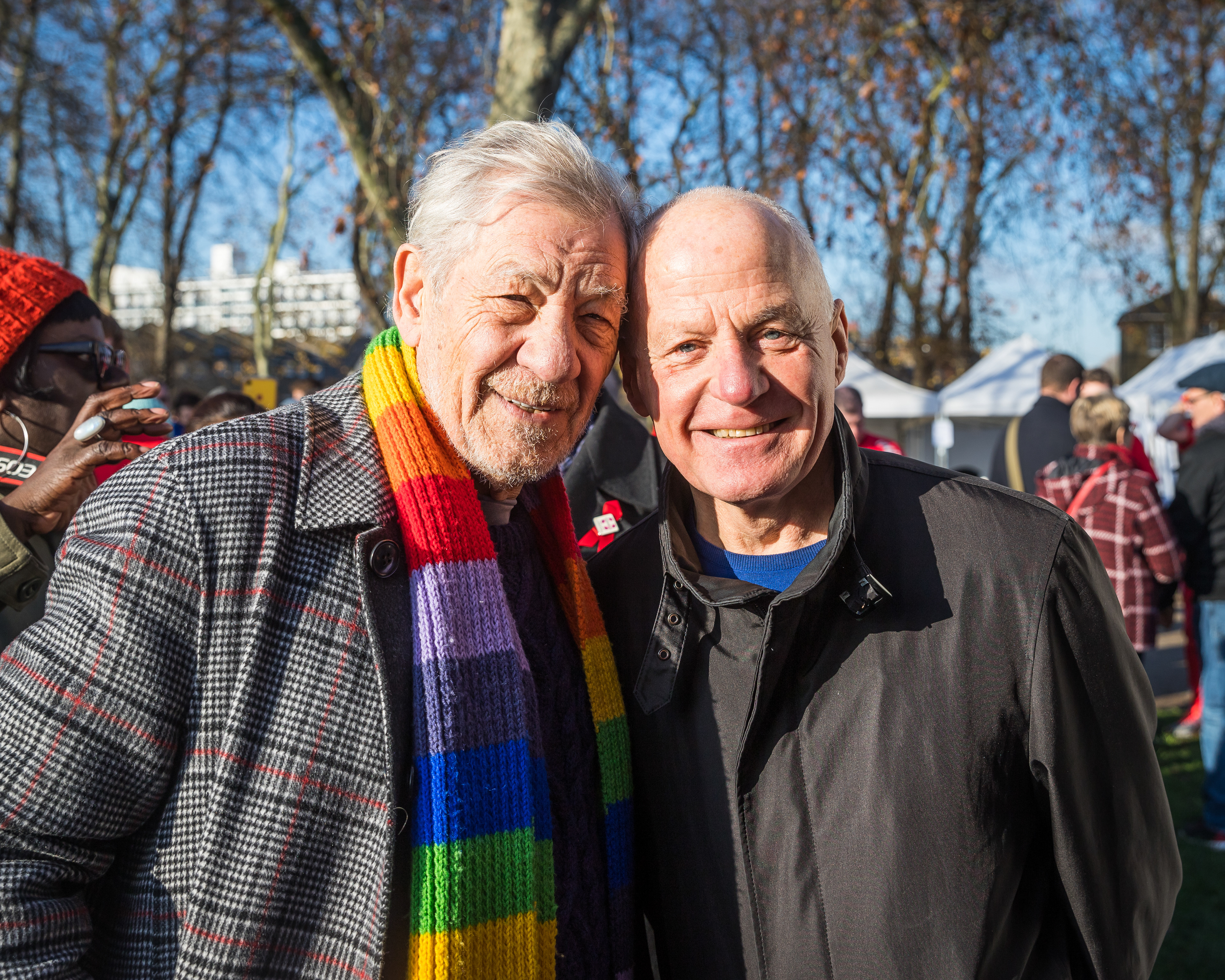 Sir Ian Mckellen and Michael, Lord Cashman
