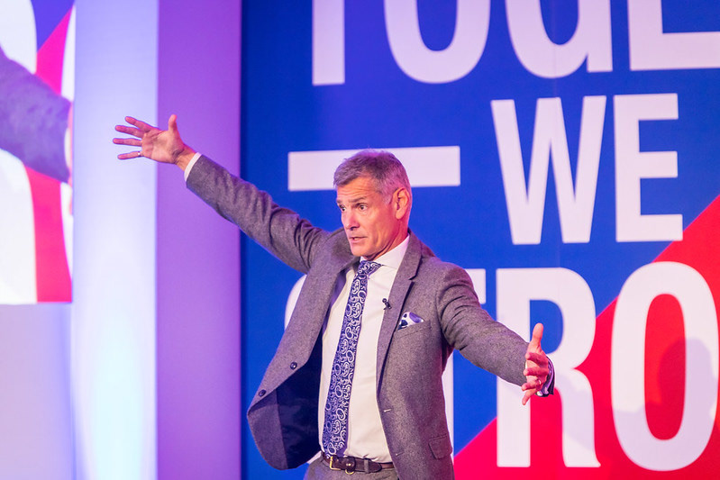Squadron Leader John Peters at the BMF Members' Day and Awards 2019