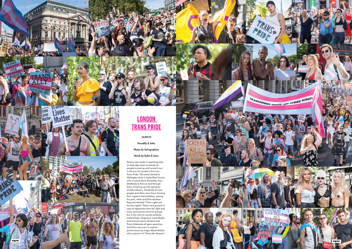 First London Trans Pride, for QX Magazine