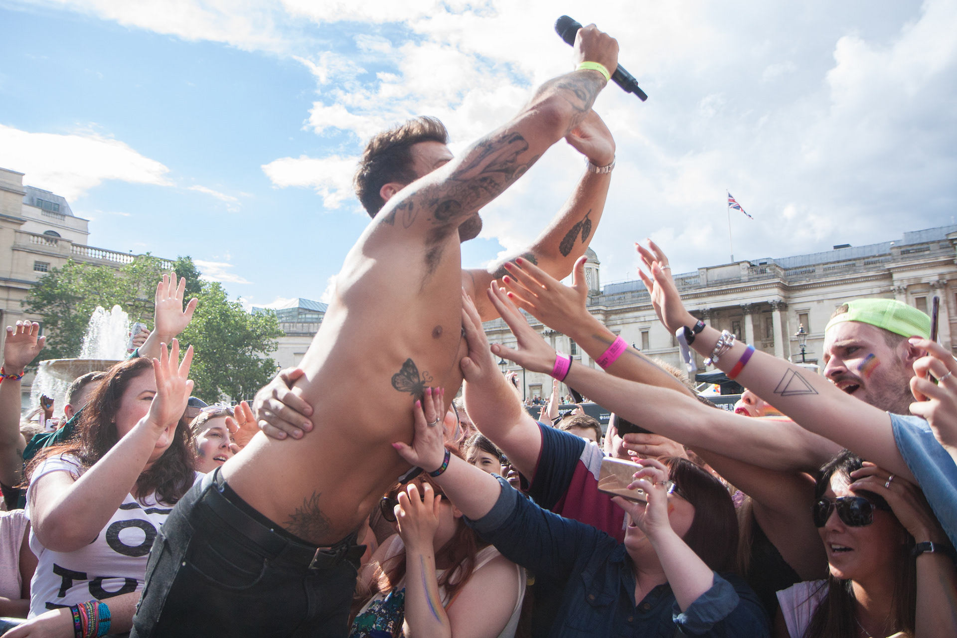 Jake Quickenden and his fans