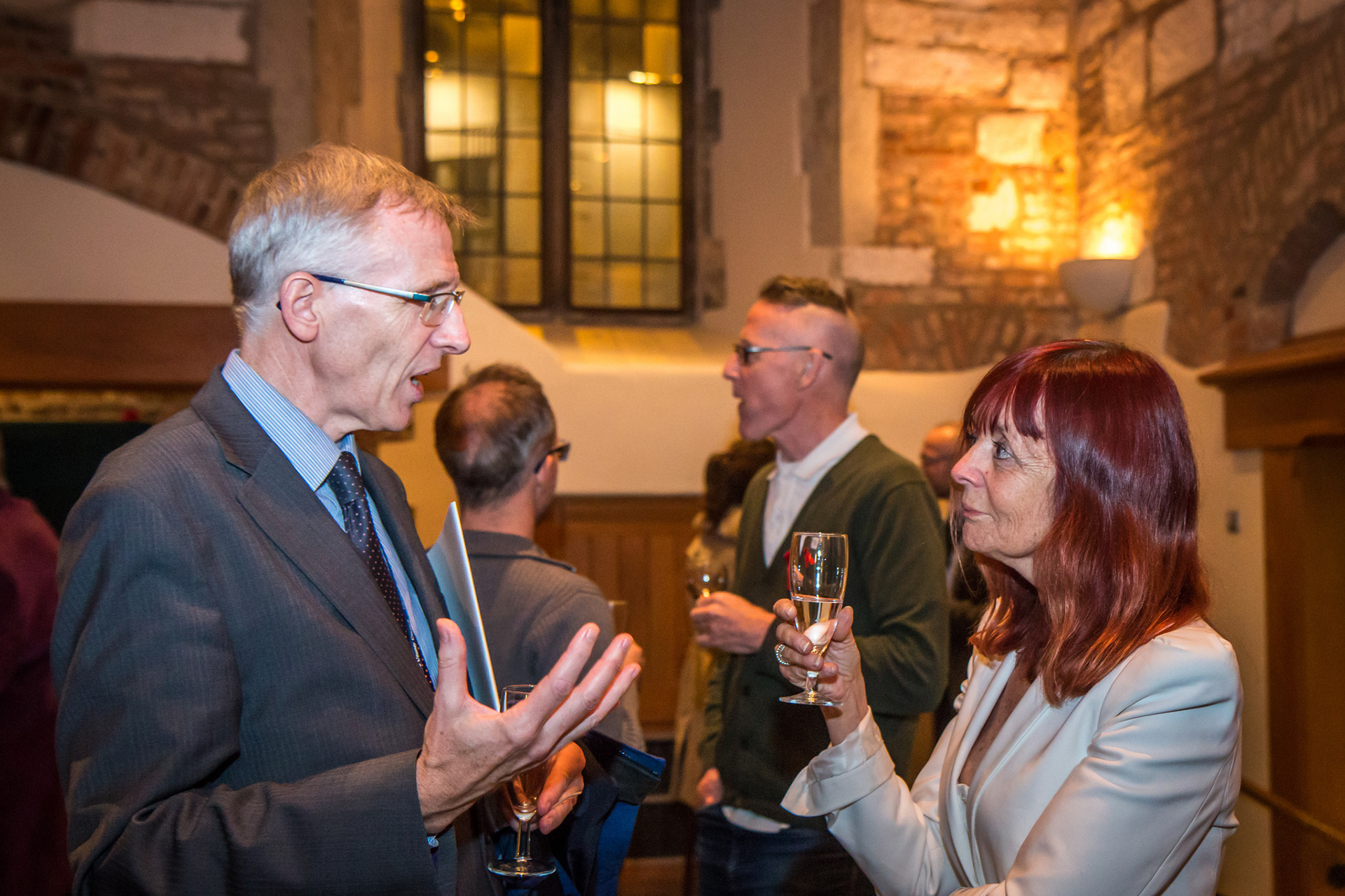 Networking at Queens' College, Cambridge
