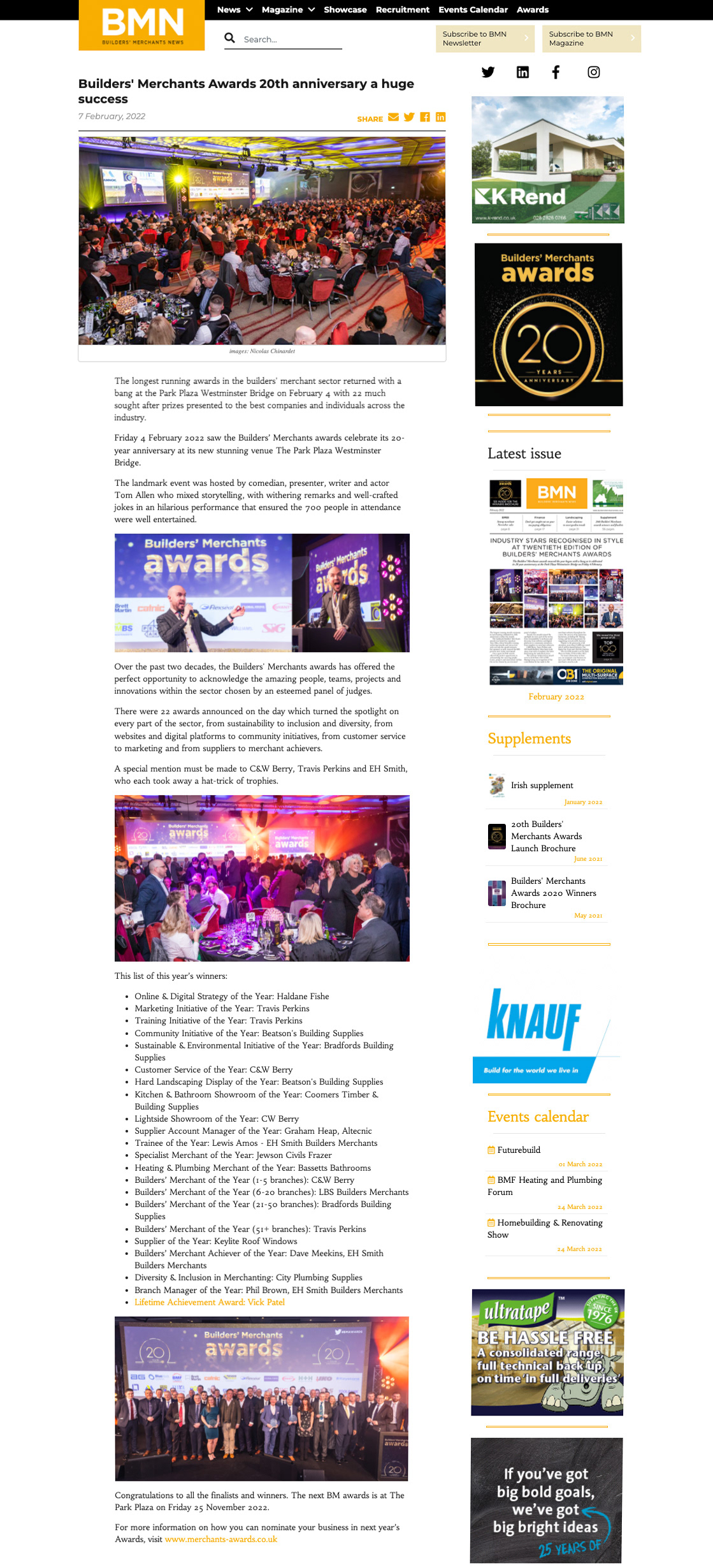 Builders' Merchants News