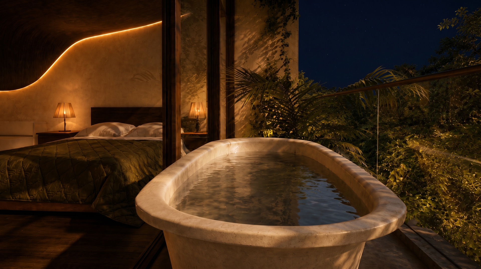 Outdoor extension — a seamless transition between interior comfort and the surrounding landscape.
