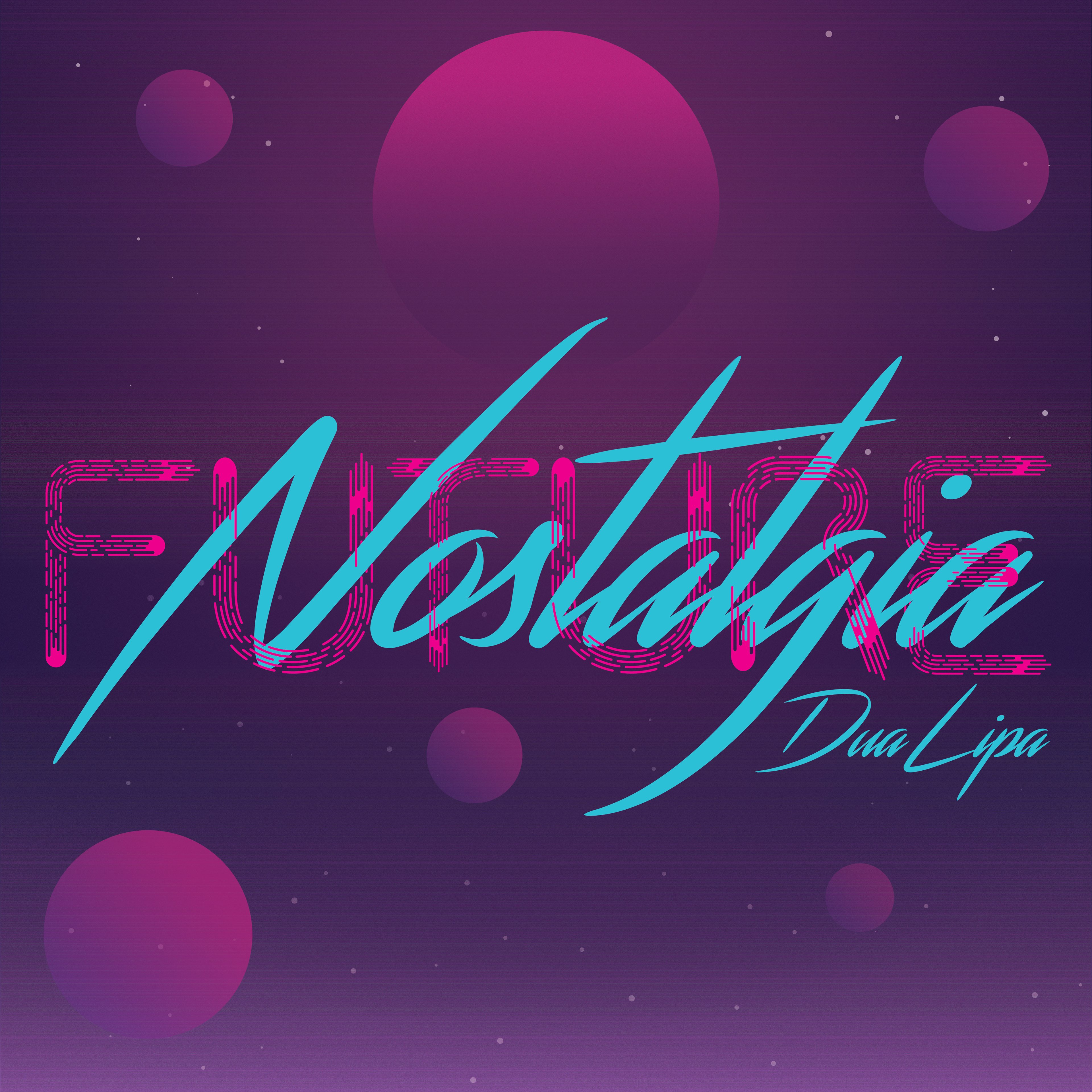 Album Design: Future Nostalgia by Dua Lipa