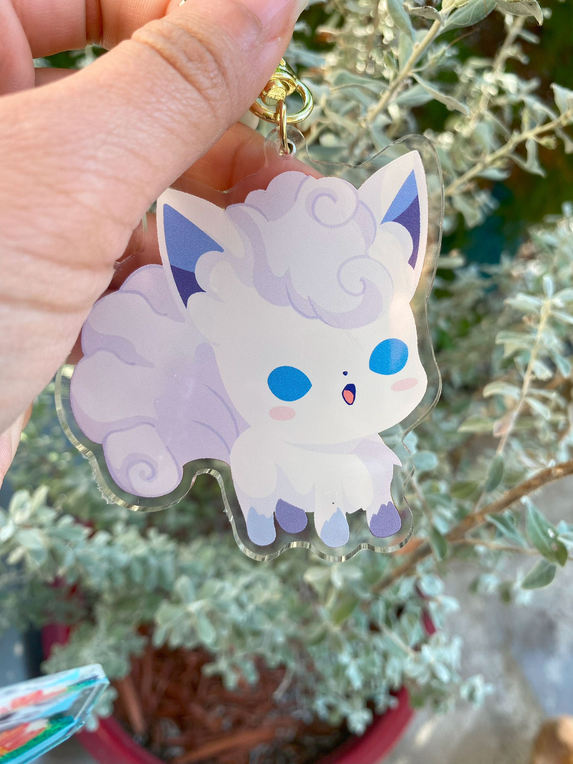 Vulpix Alolan Acrylic Charm