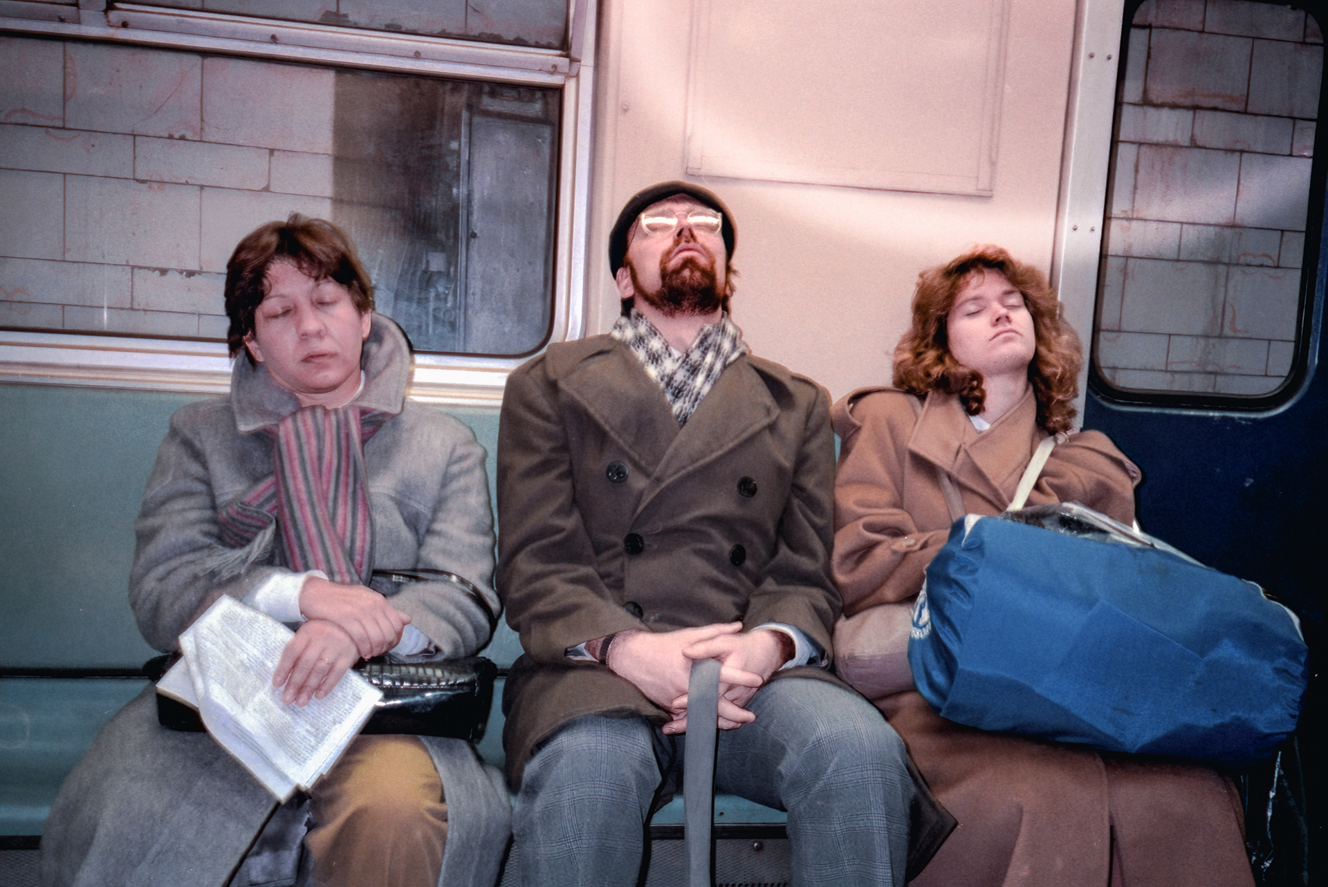 Subways are for sleeping