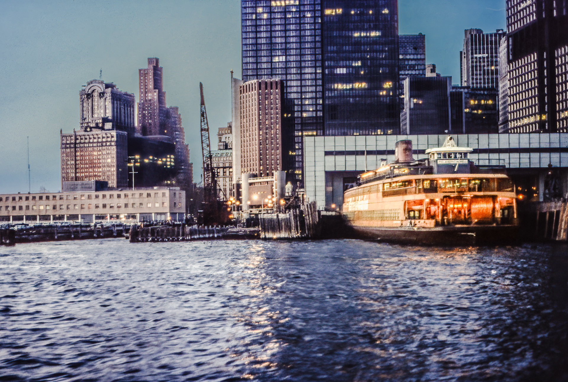Ferry evening
