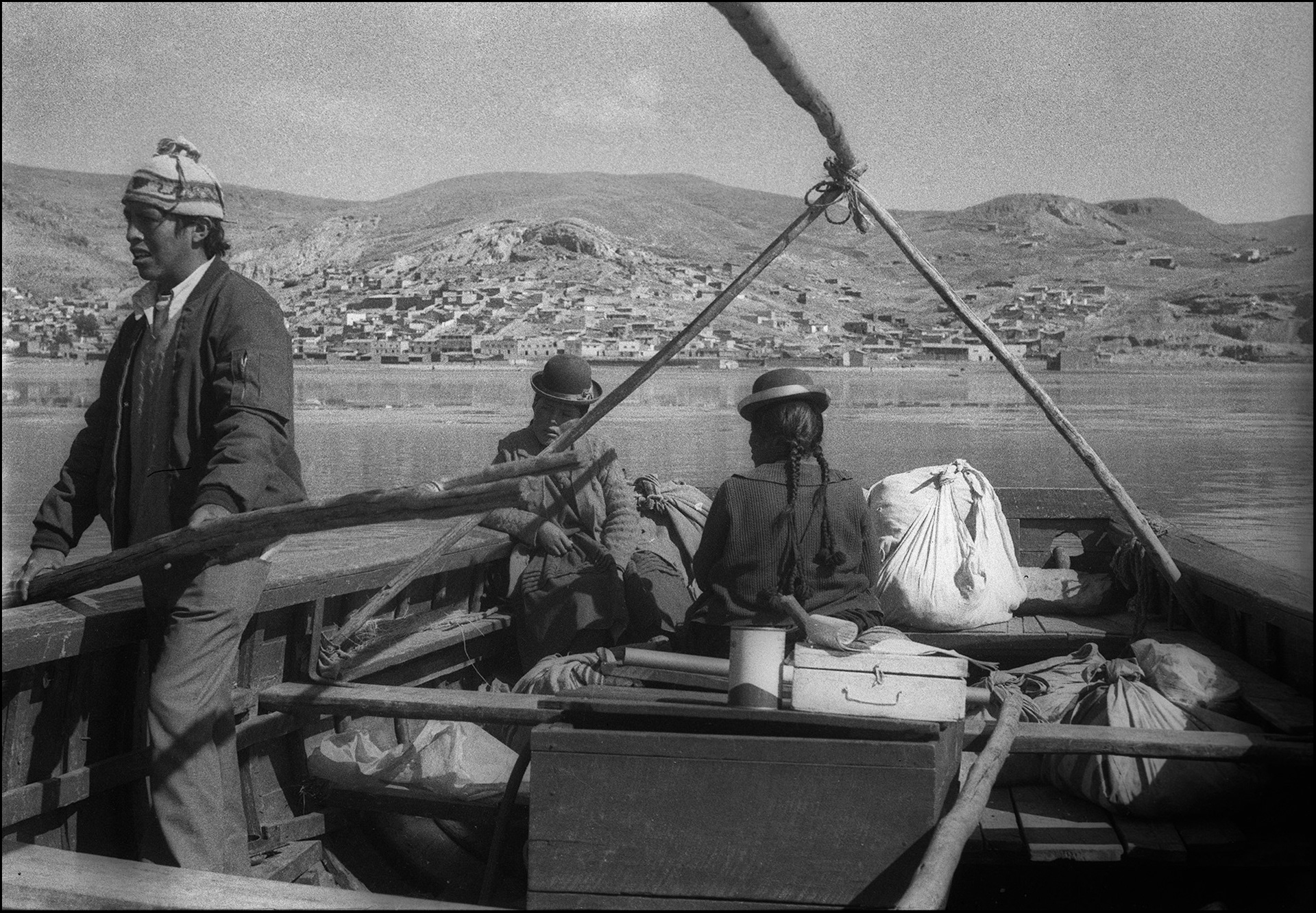 Leaving Puno, a small town.