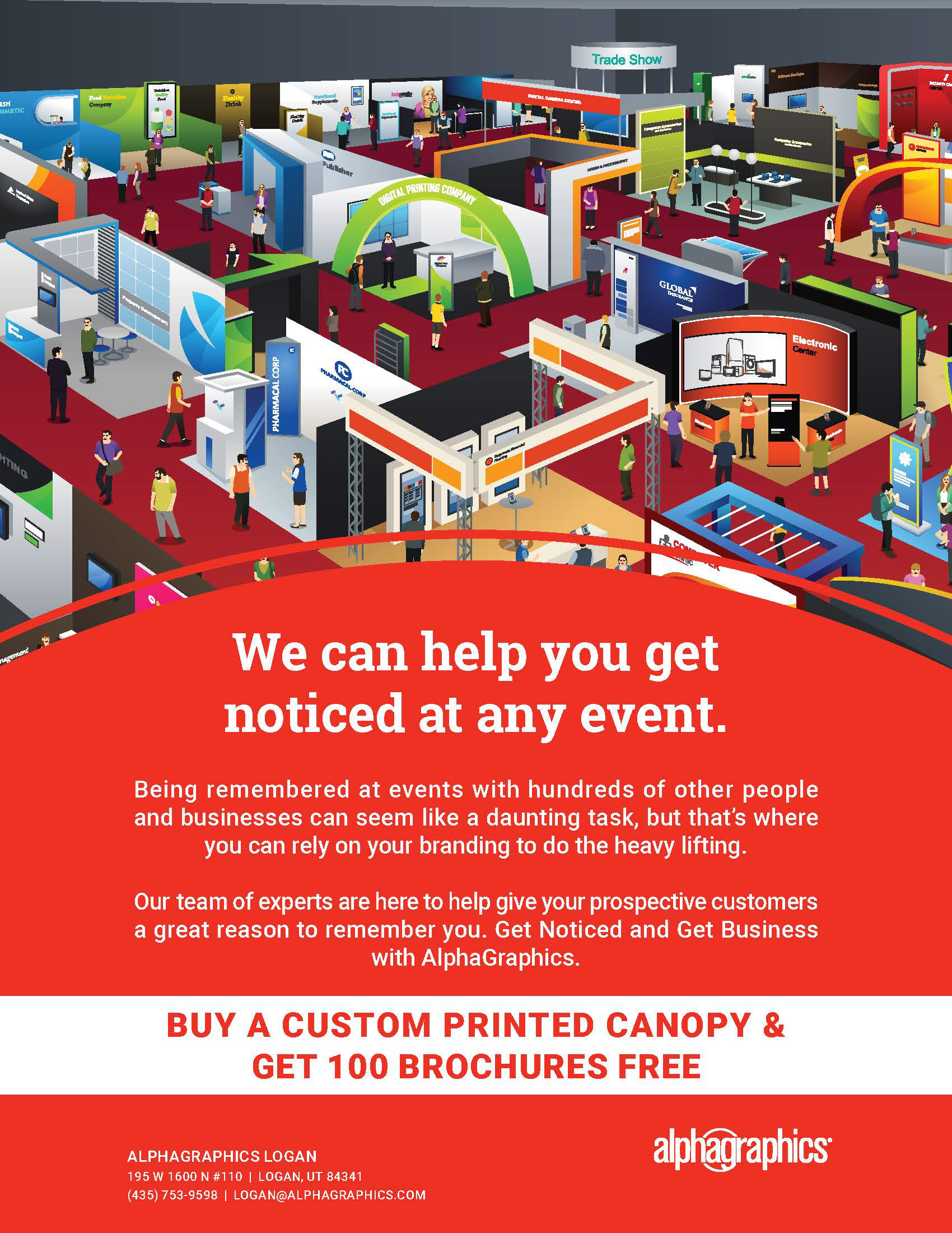 Sales sheets to be handed out to potential customers