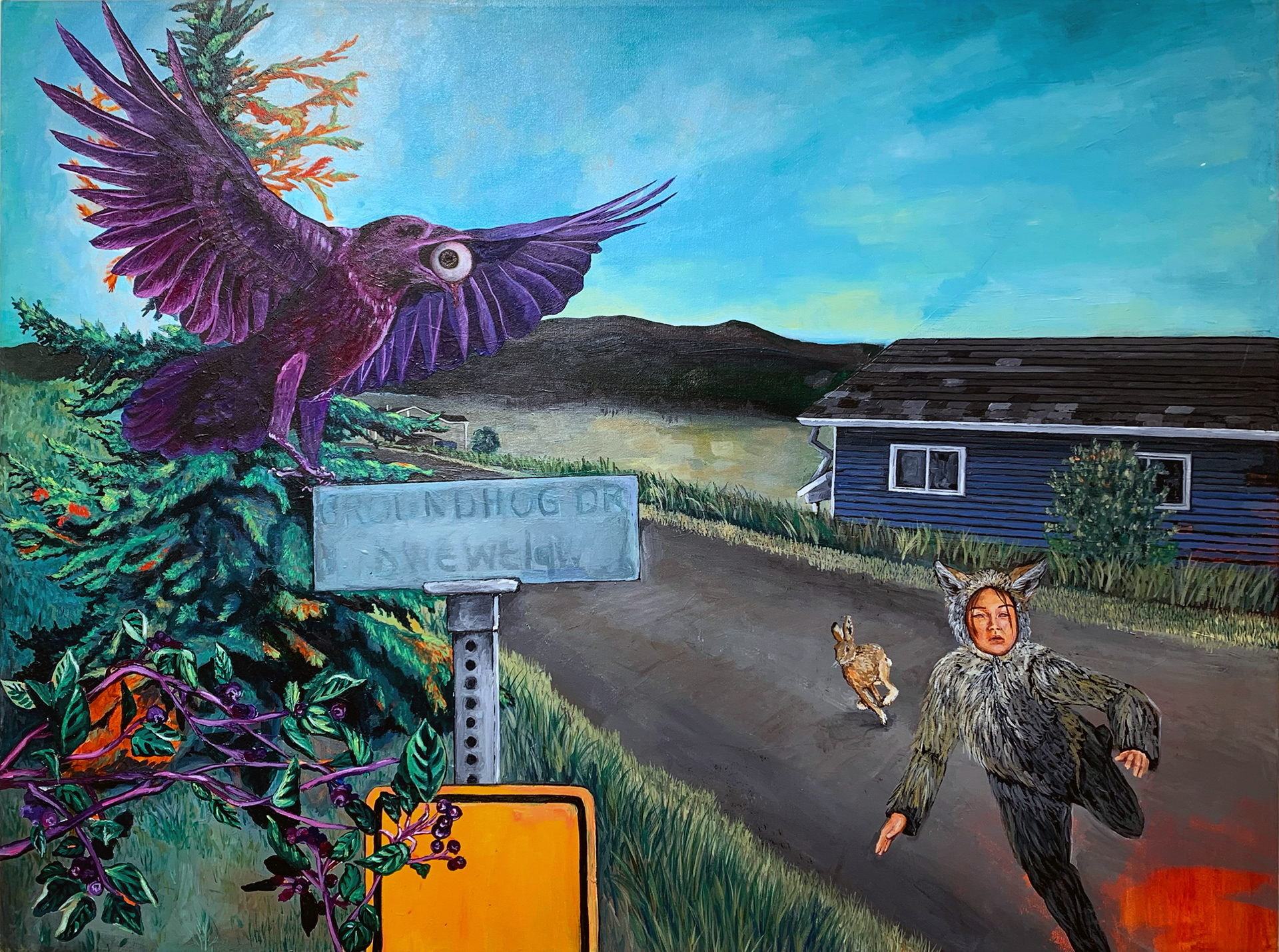 Coyote Juggles His Eyes 2022