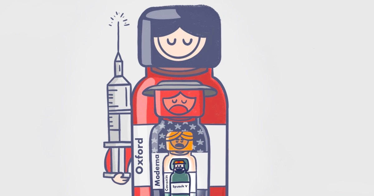 Russia became the first to release a vaccine for Covid. And if you thought they were mucking around, Putin’s daughter got a shot of it and better still it’s called Sputnik V. That’s right, it has V Putin in it.