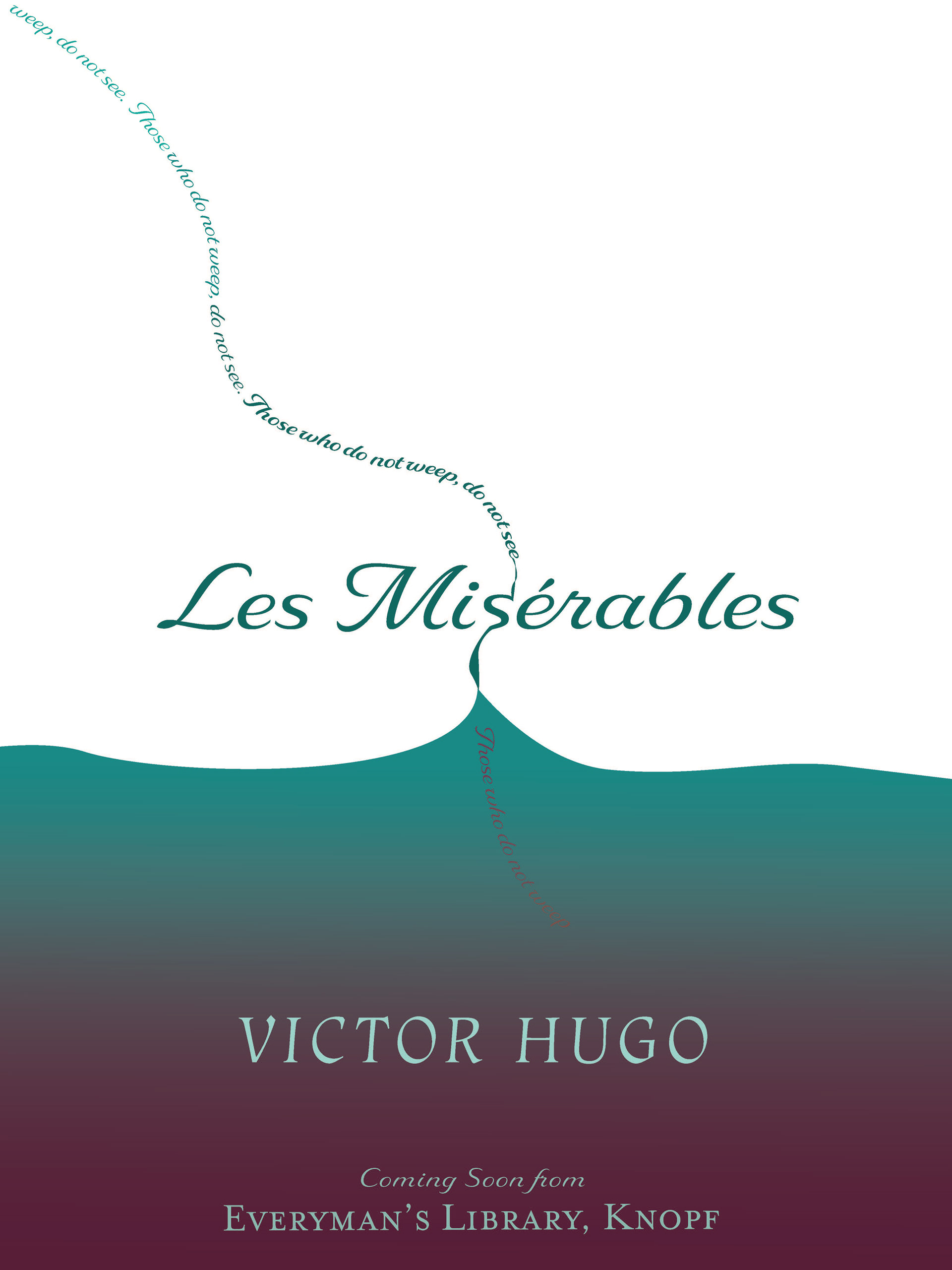 "Les Misérables" Book Poster