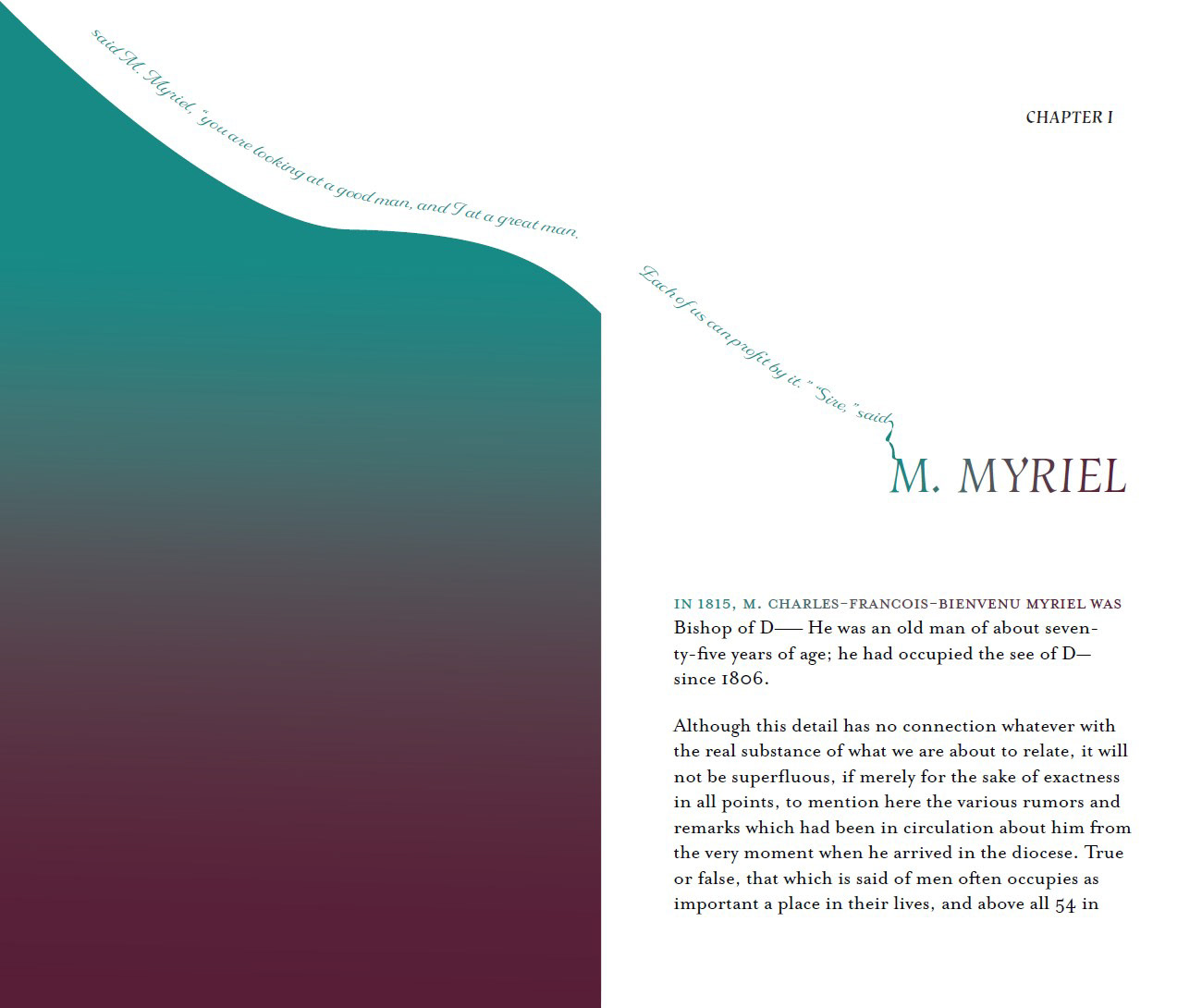"Les Misérables" Book Interior