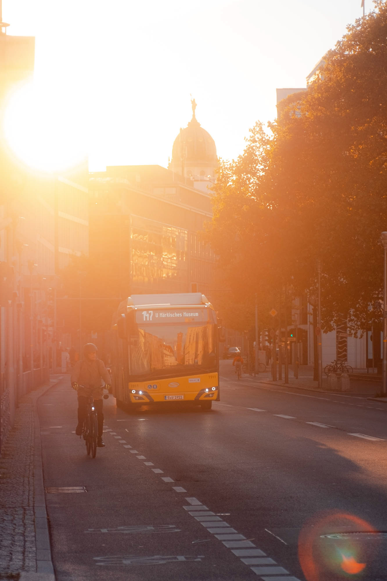 Sonnenuntergang in Berlin