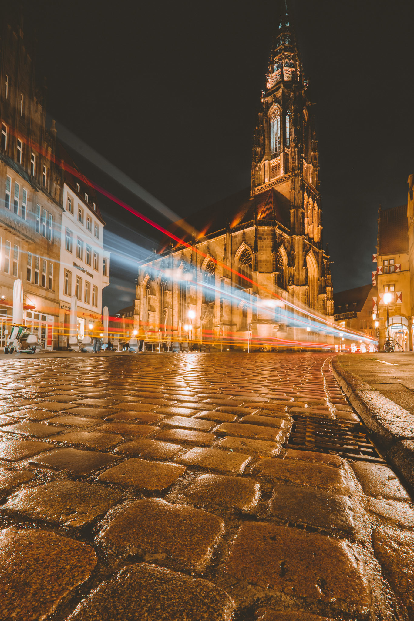Prinzipalmarkt bei Nacht