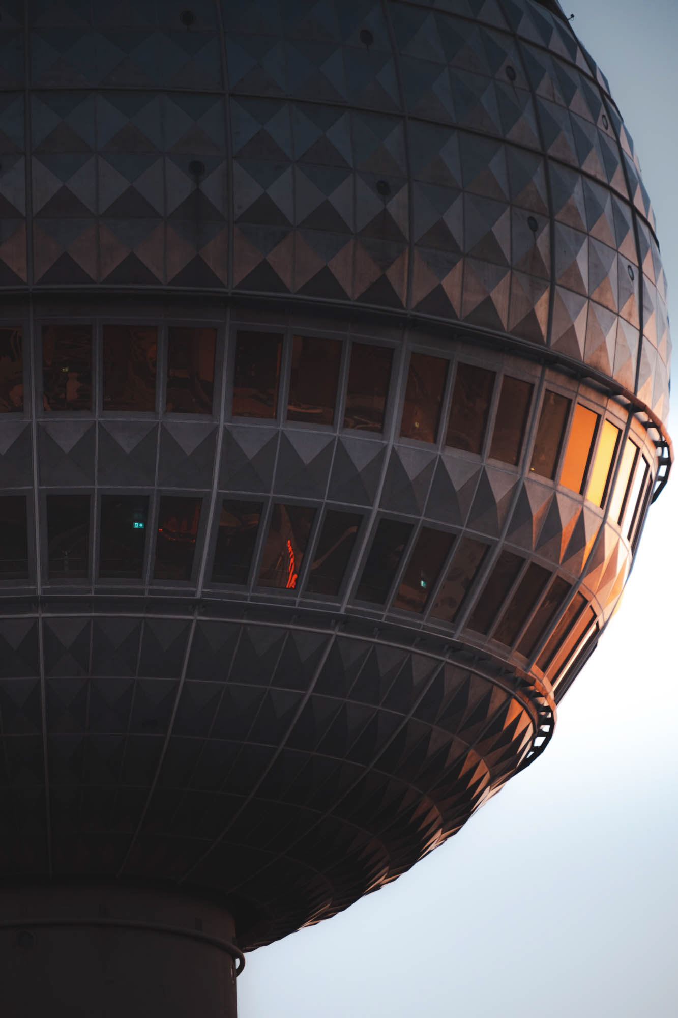 Fernsehturm zum Sonnenuntergang