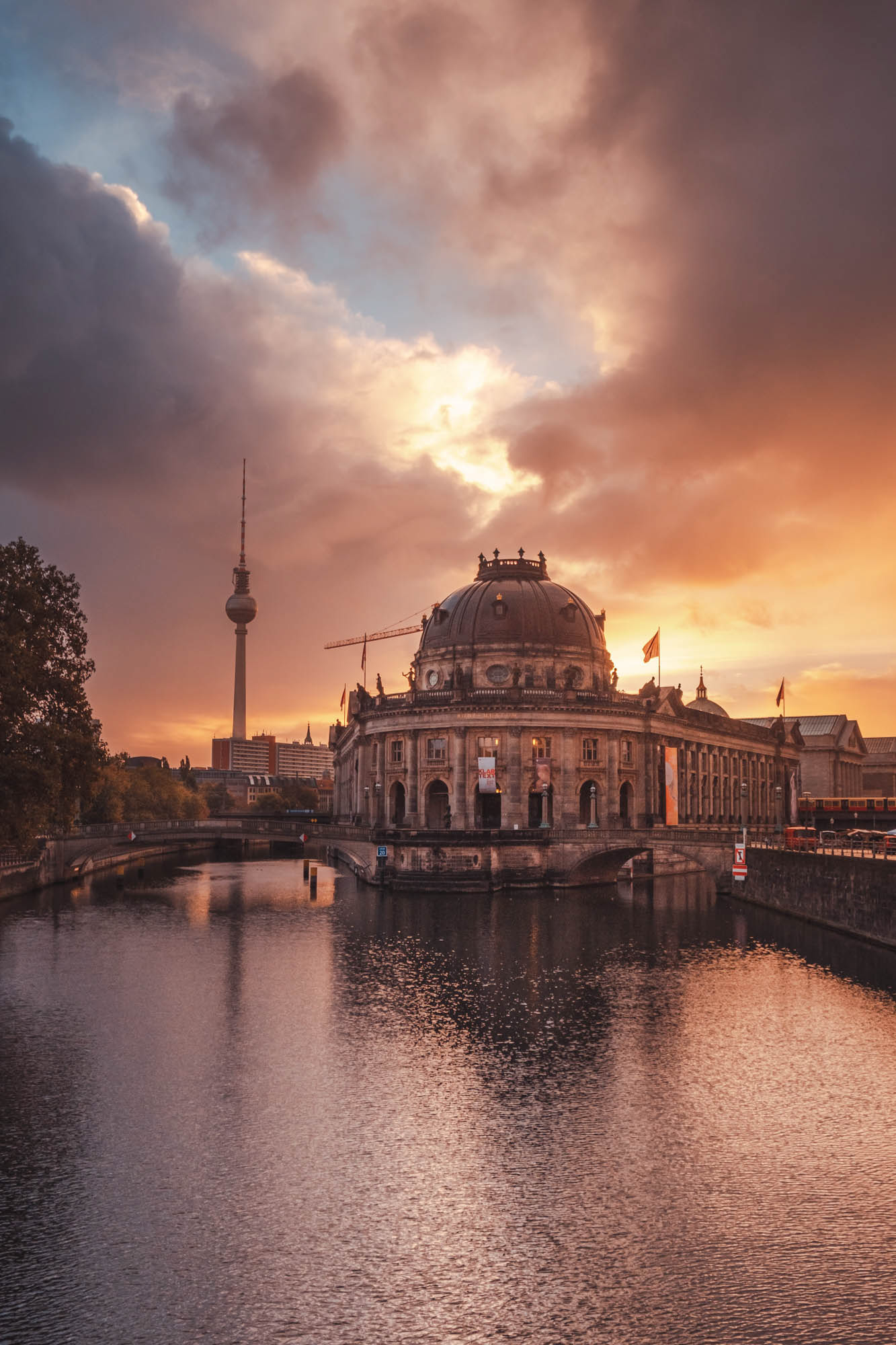 Bode-Museum zum Sonnenaufgang