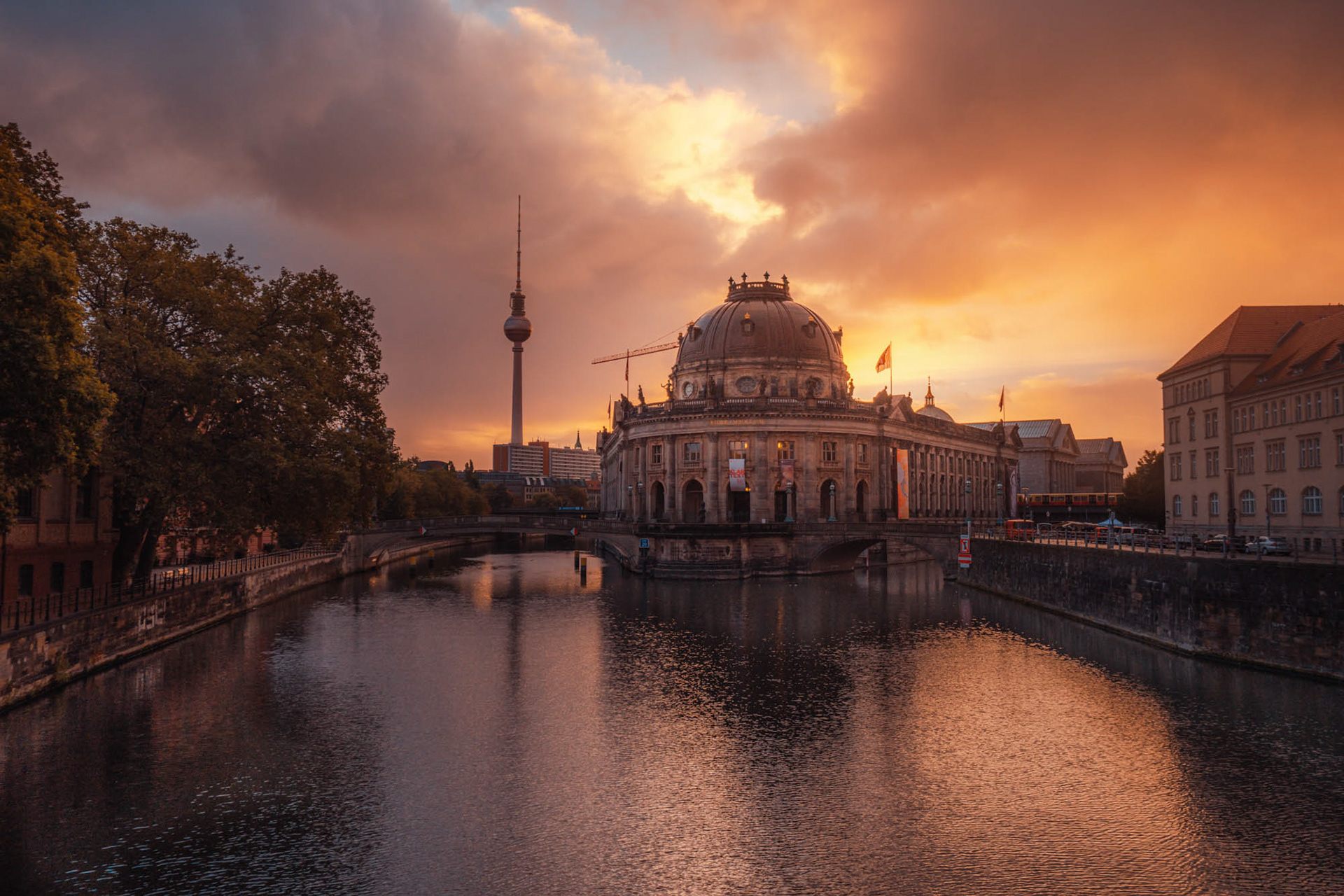 Bode-Museum zum Sonnenaufgang