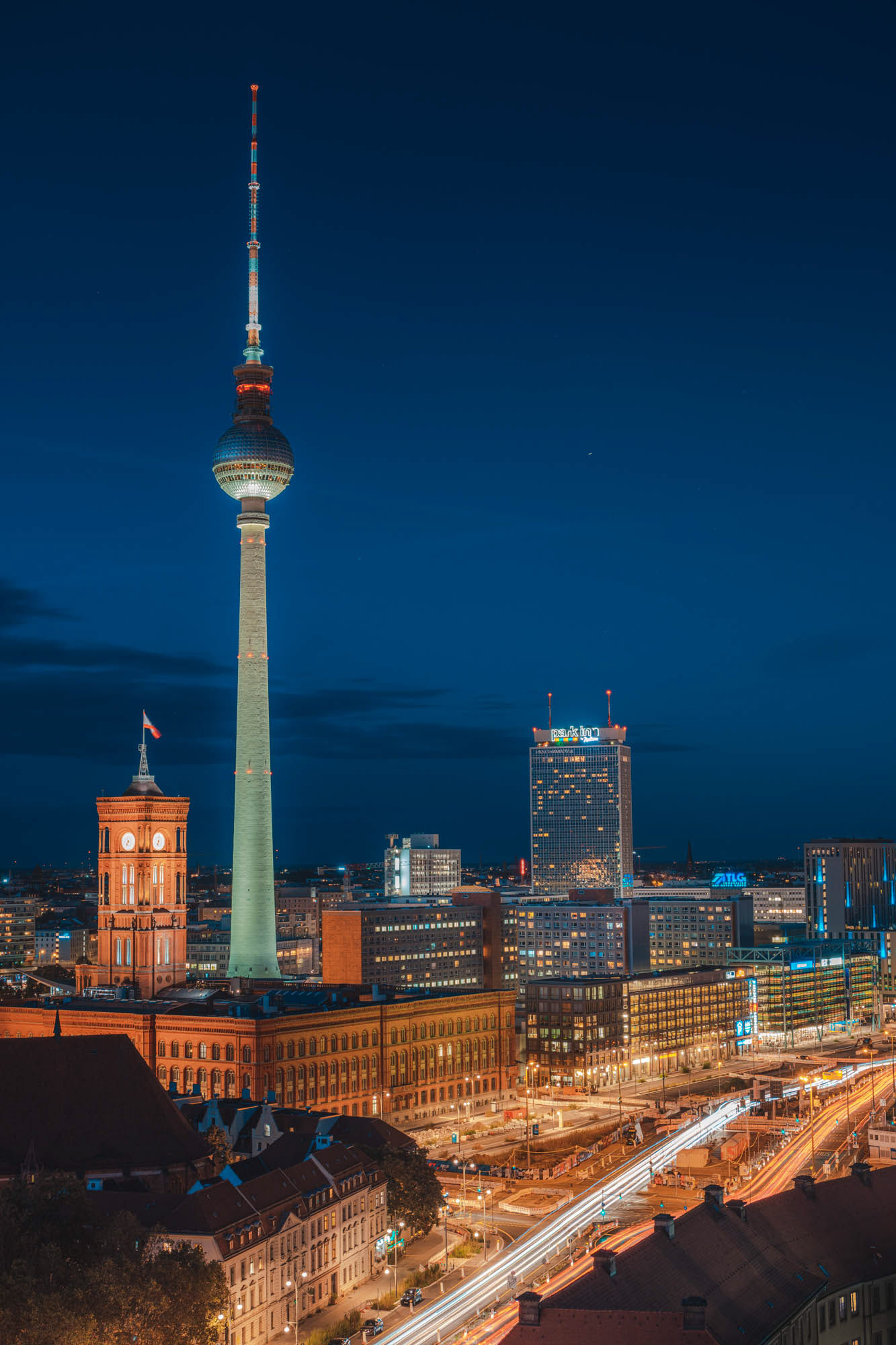 Blauestunde über Berlin