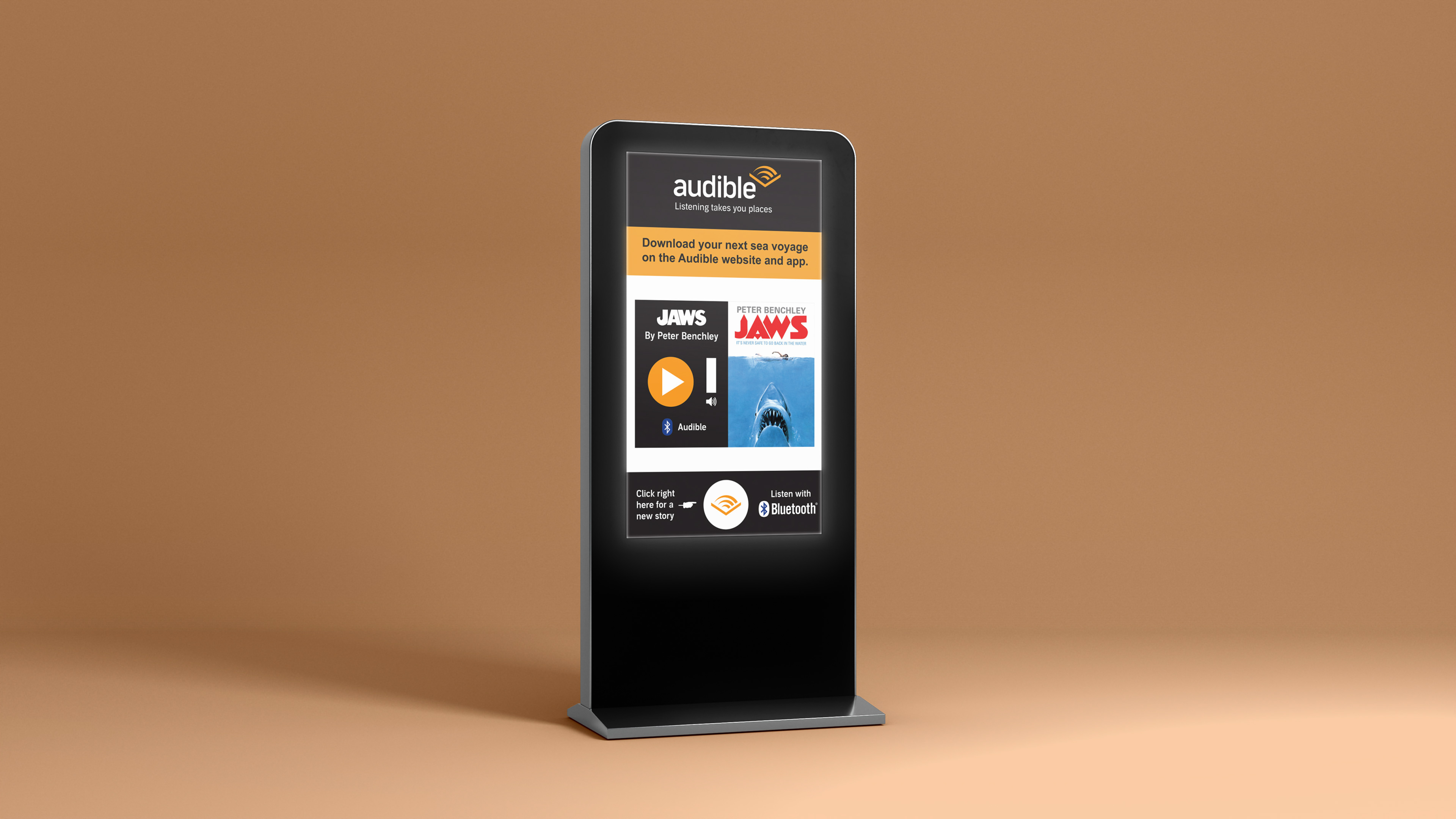Single Interactive Kiosk Mock-Up