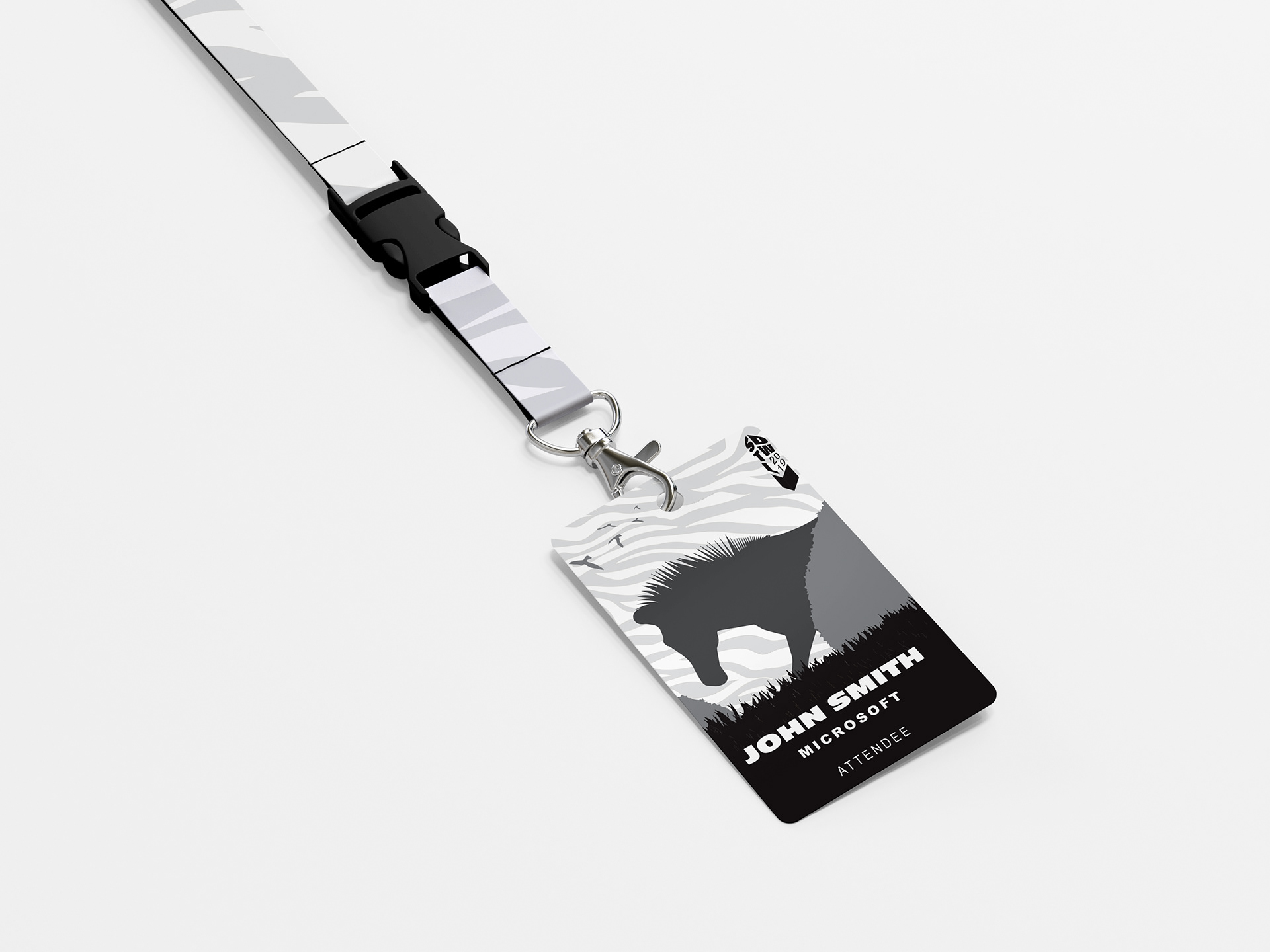 Attendee Badge Mock-Up