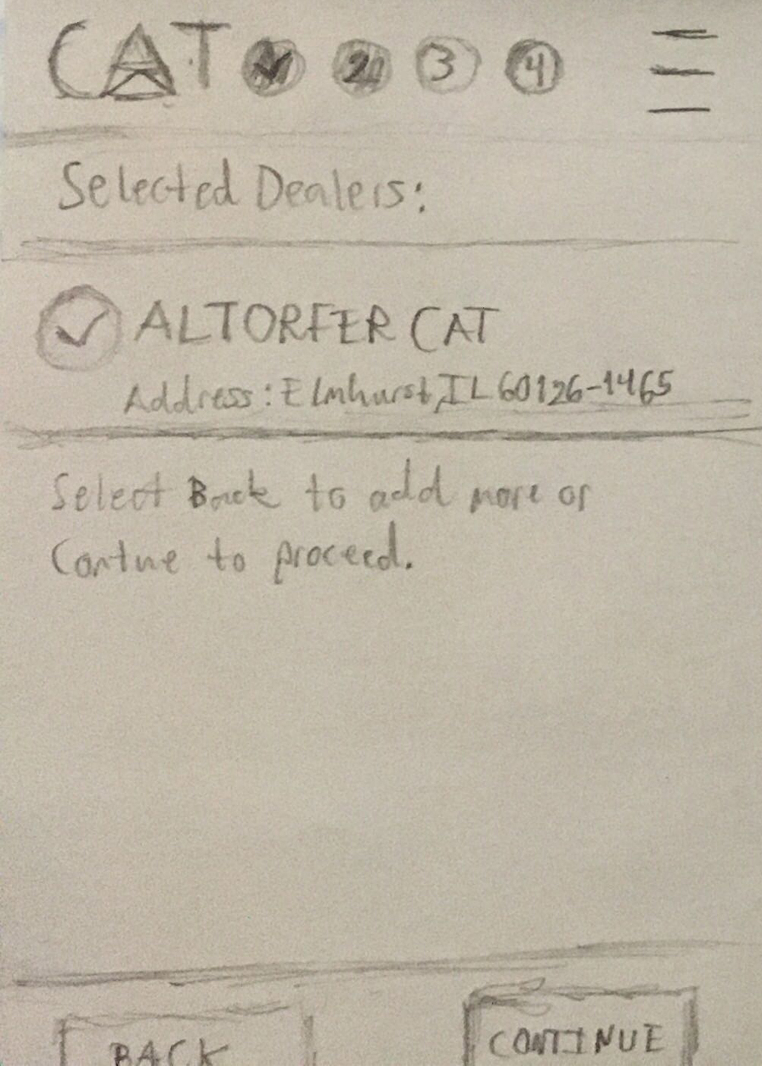 Prototype Mobile Sketches