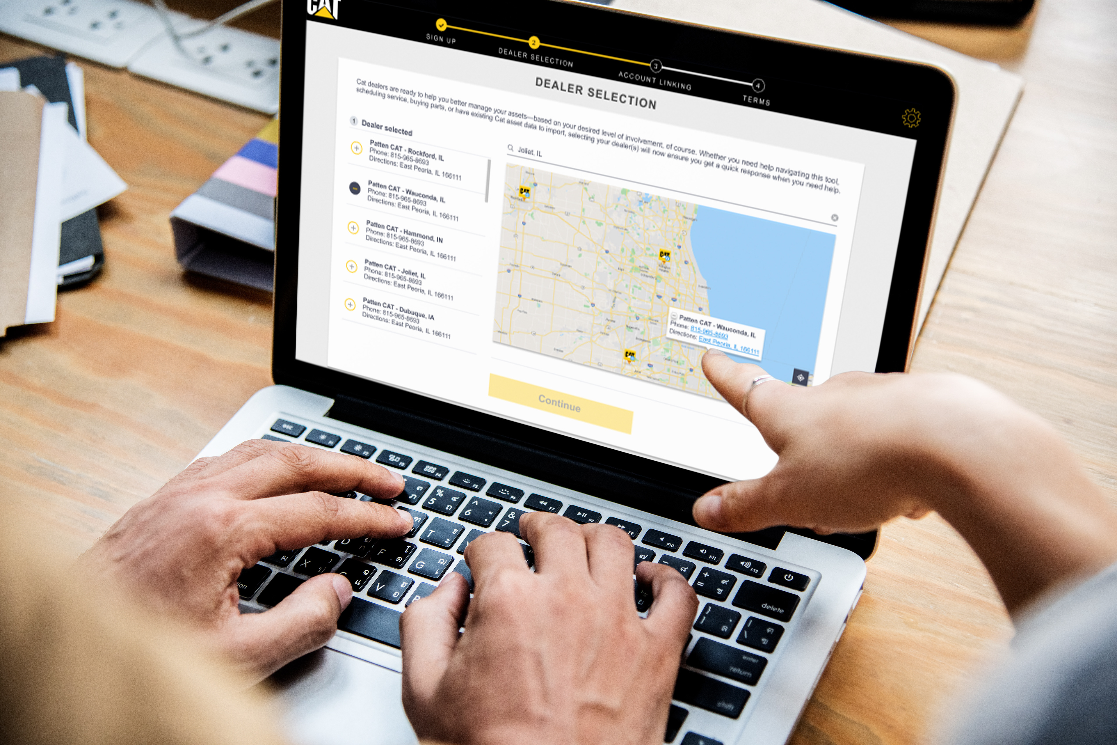 Caterpillar Dealer Database Mock-Up