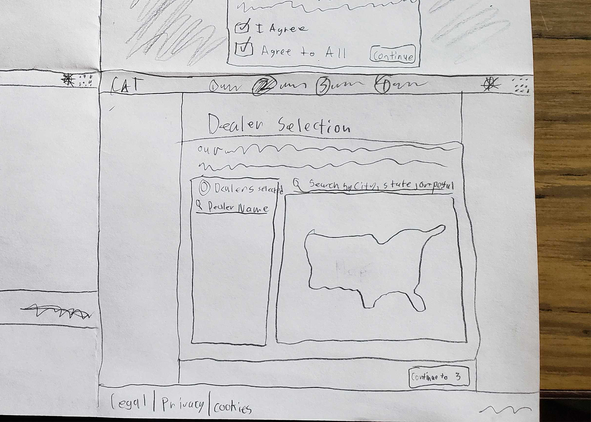 Prototype Desktop Sketches