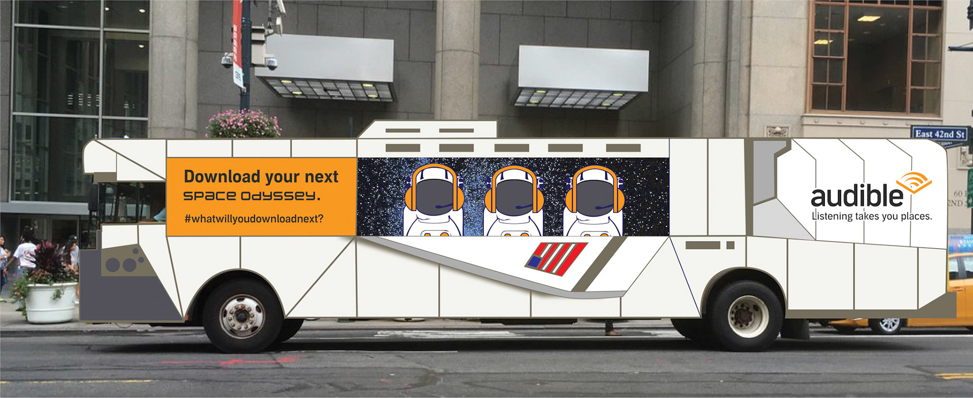 Public Bus Advertisement Mock-Up