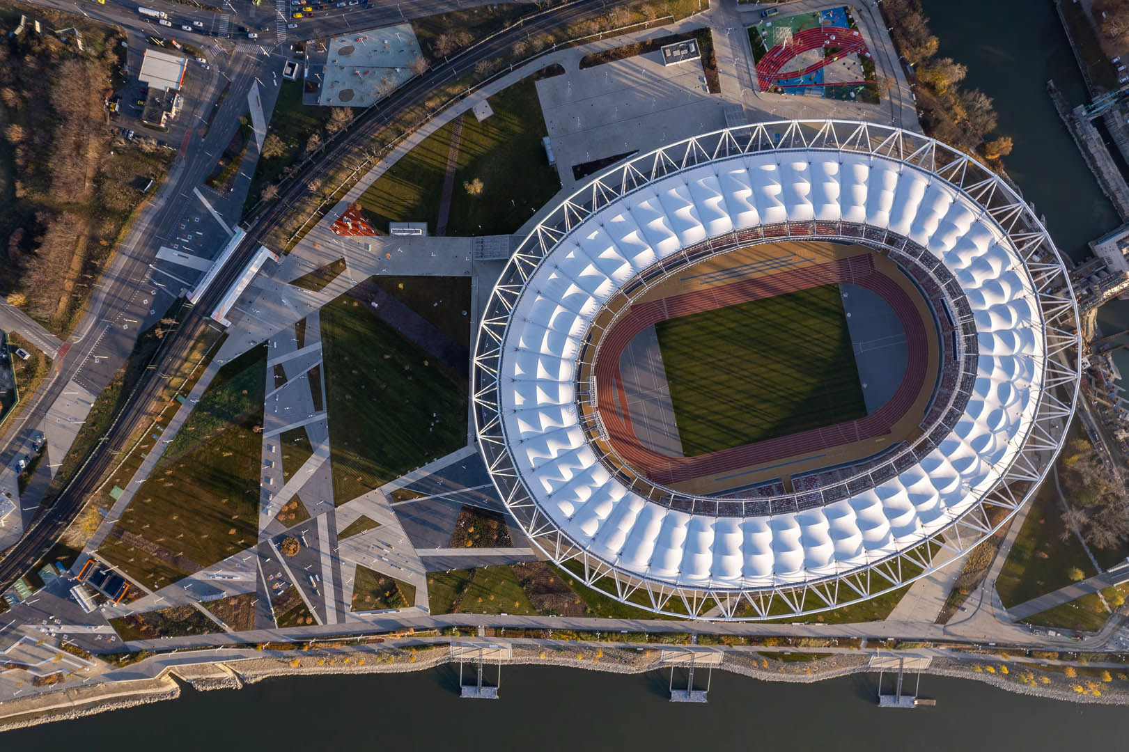 Budapest; Nemzeti Atlétikai Központ; NAK; - DRONE PHOTOGRAPHY - DRÓN FOTÓZÁS - PHOTO: LÁSZLÓ ZSIGMOND
