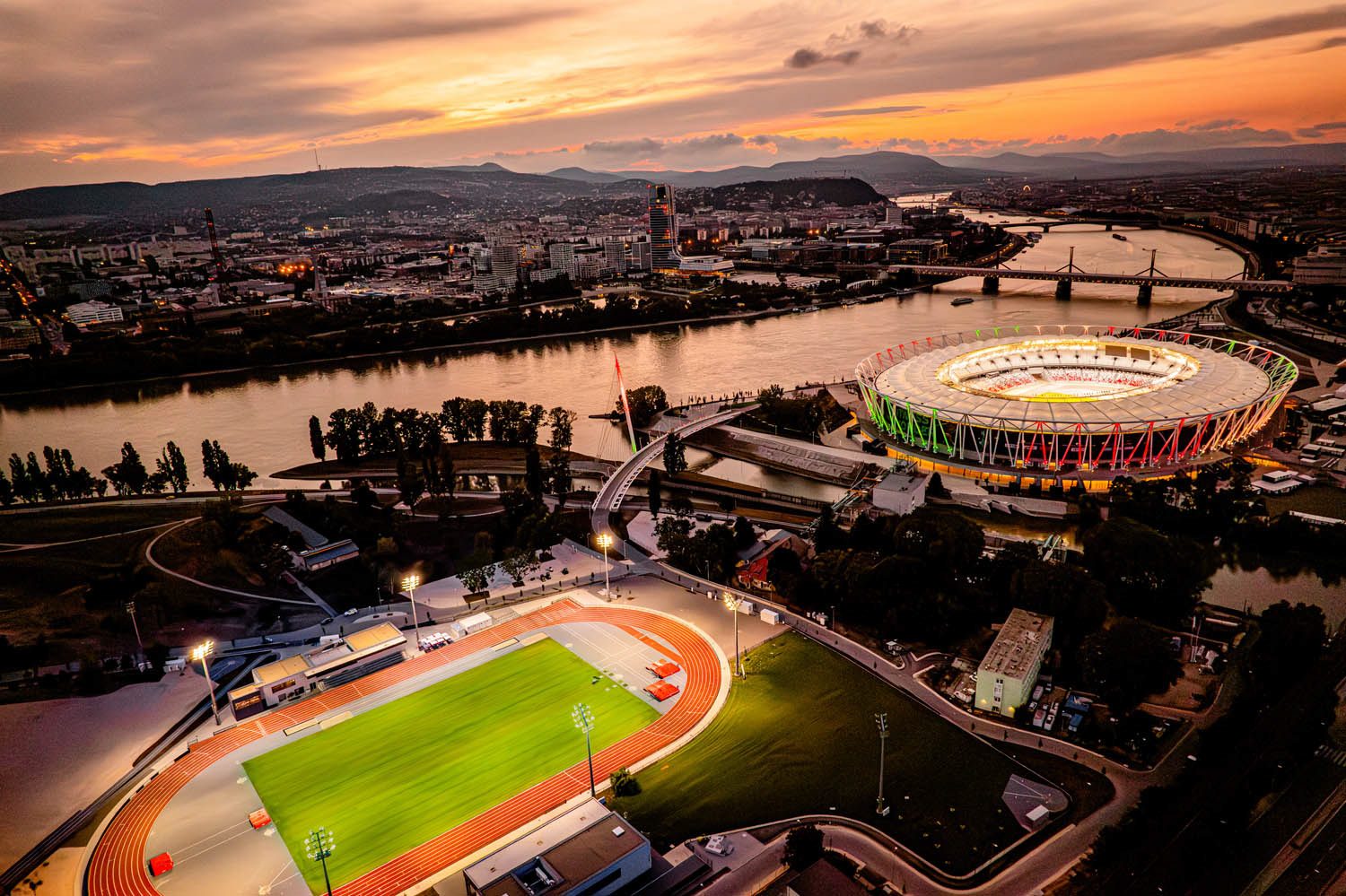 Budapest; Nemzeti Atlétikai Központ; NAK; - DRONE PHOTOGRAPHY - DRÓN FOTÓZÁS - PHOTO: LÁSZLÓ ZSIGMOND