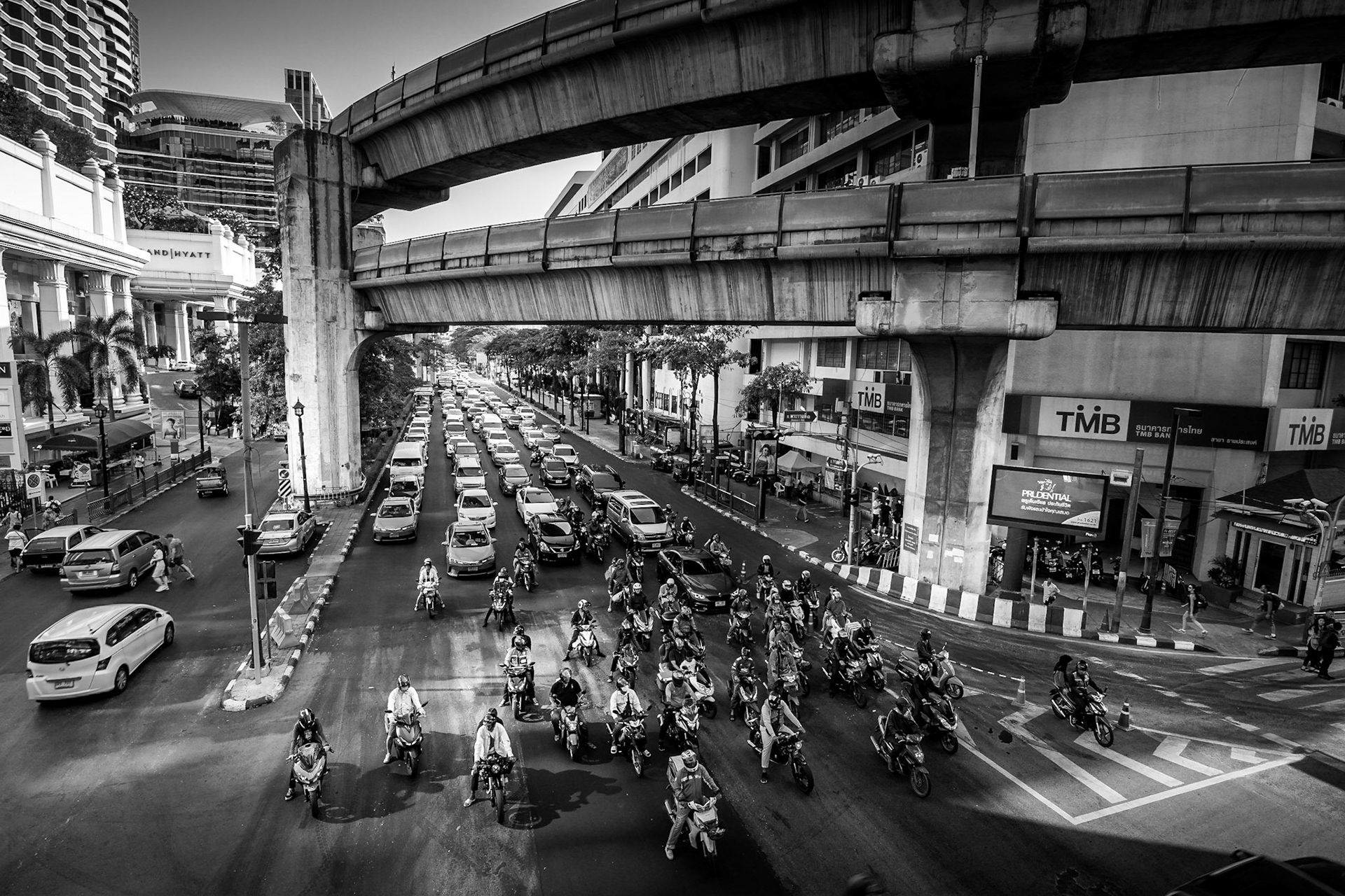 And this is what the traffic cop has to manage.