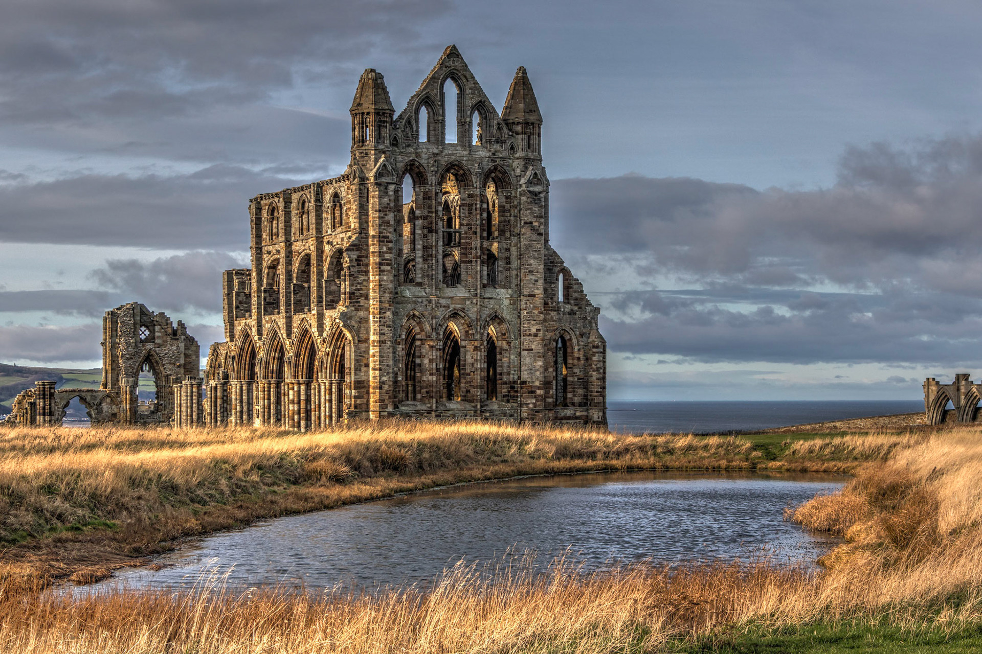 The Abbey was closed but I managed to grab this shot from over the wall.