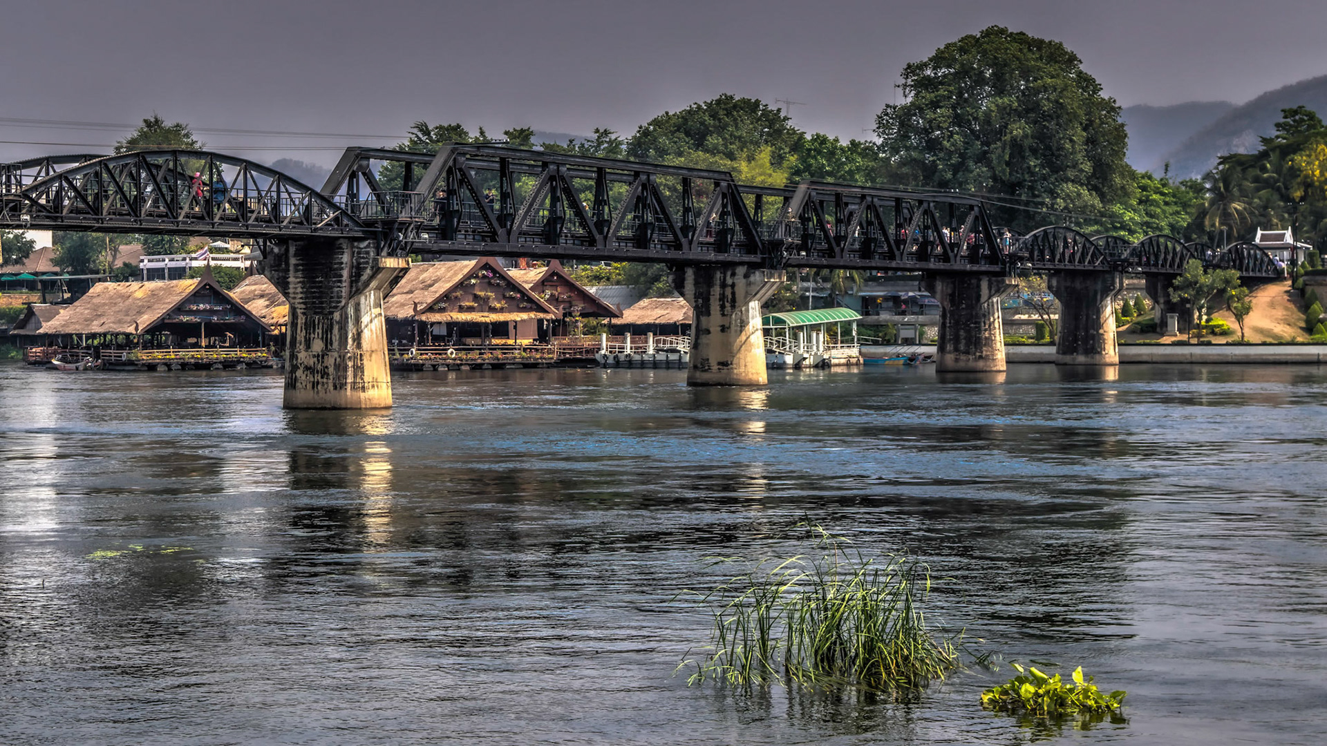 Kanchanaburi distict and the famous Bridge Over The River Kwai.