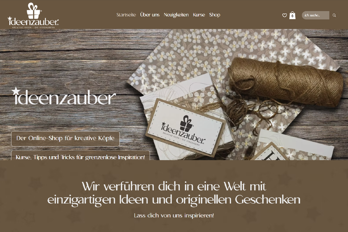 Ideenzauber CH | Webdesign | Ecomm | Webshop