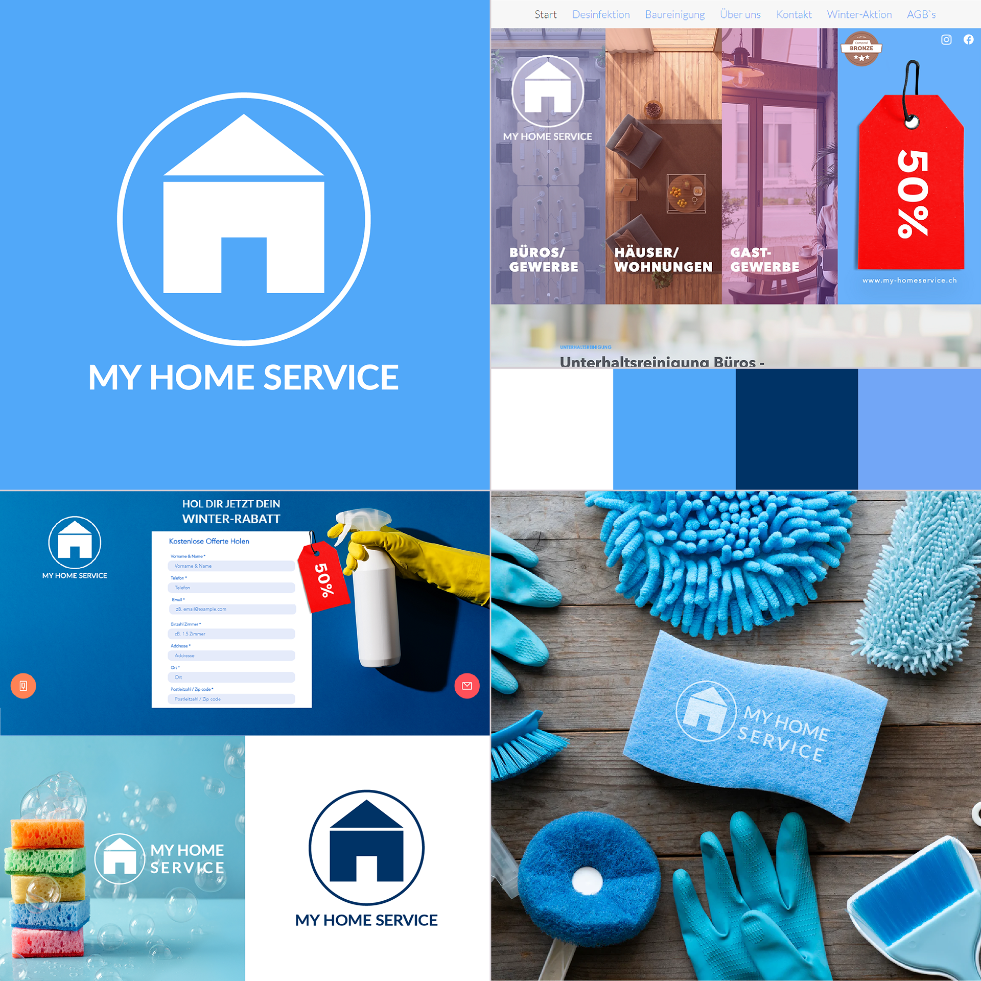 My Home Service - Moodboard Design