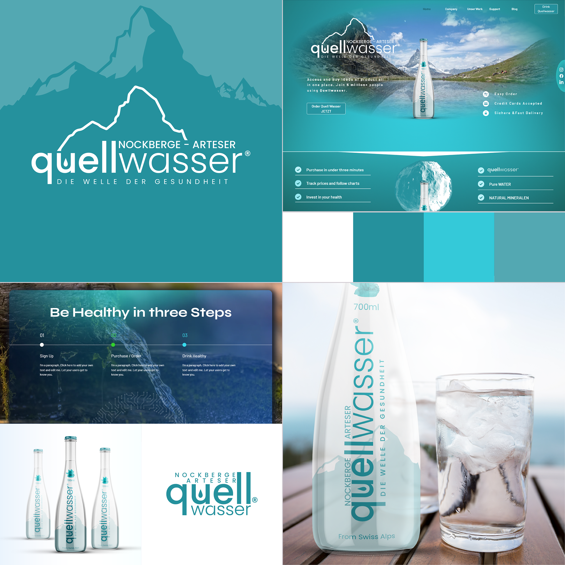 Quellwasser | Arteser | Moodboard | Design