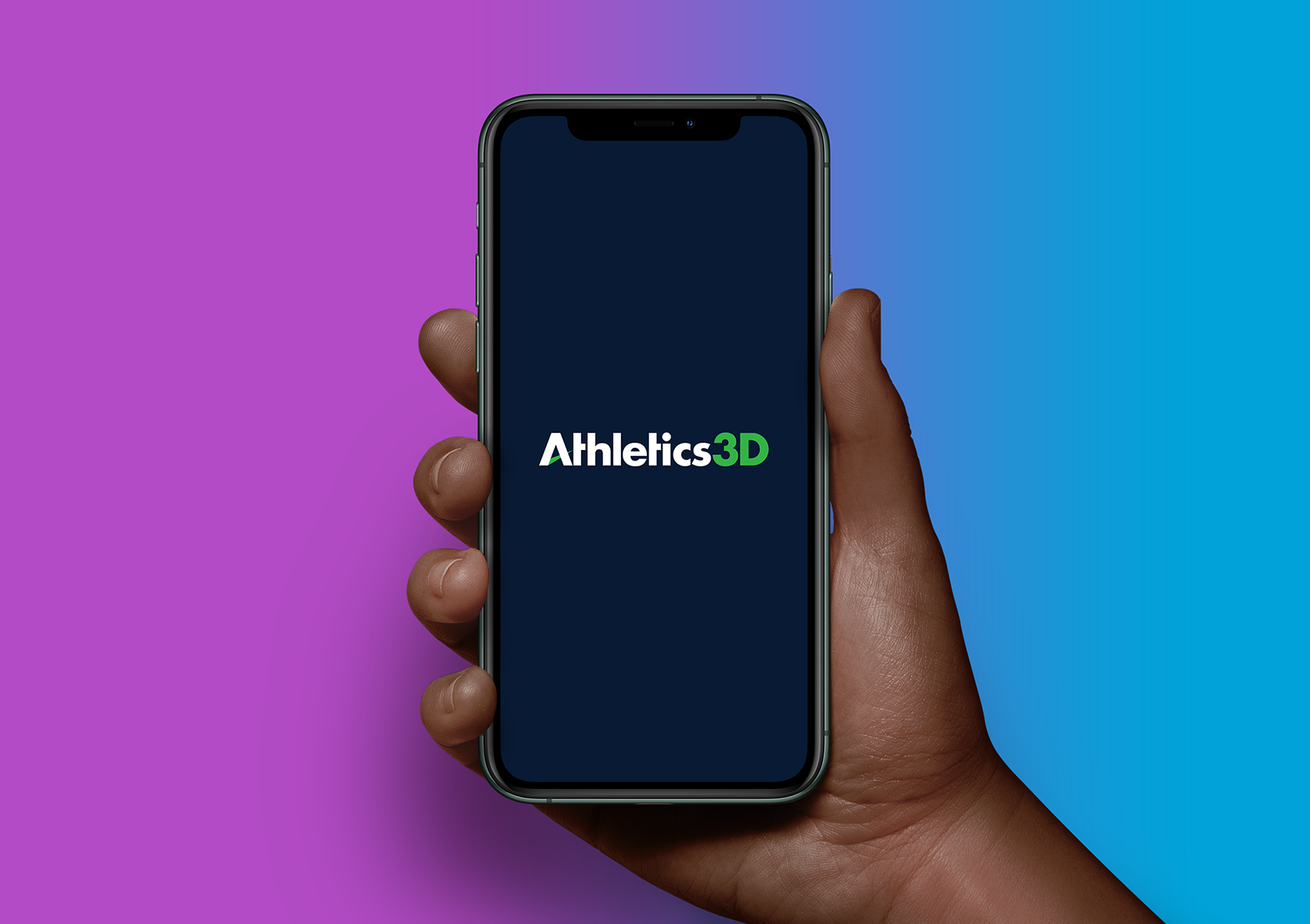Photo of Athletics 3D app on iPhone screen