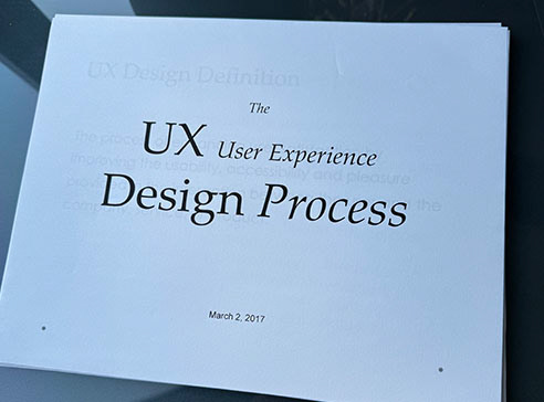 UX Design Slide Sample 1