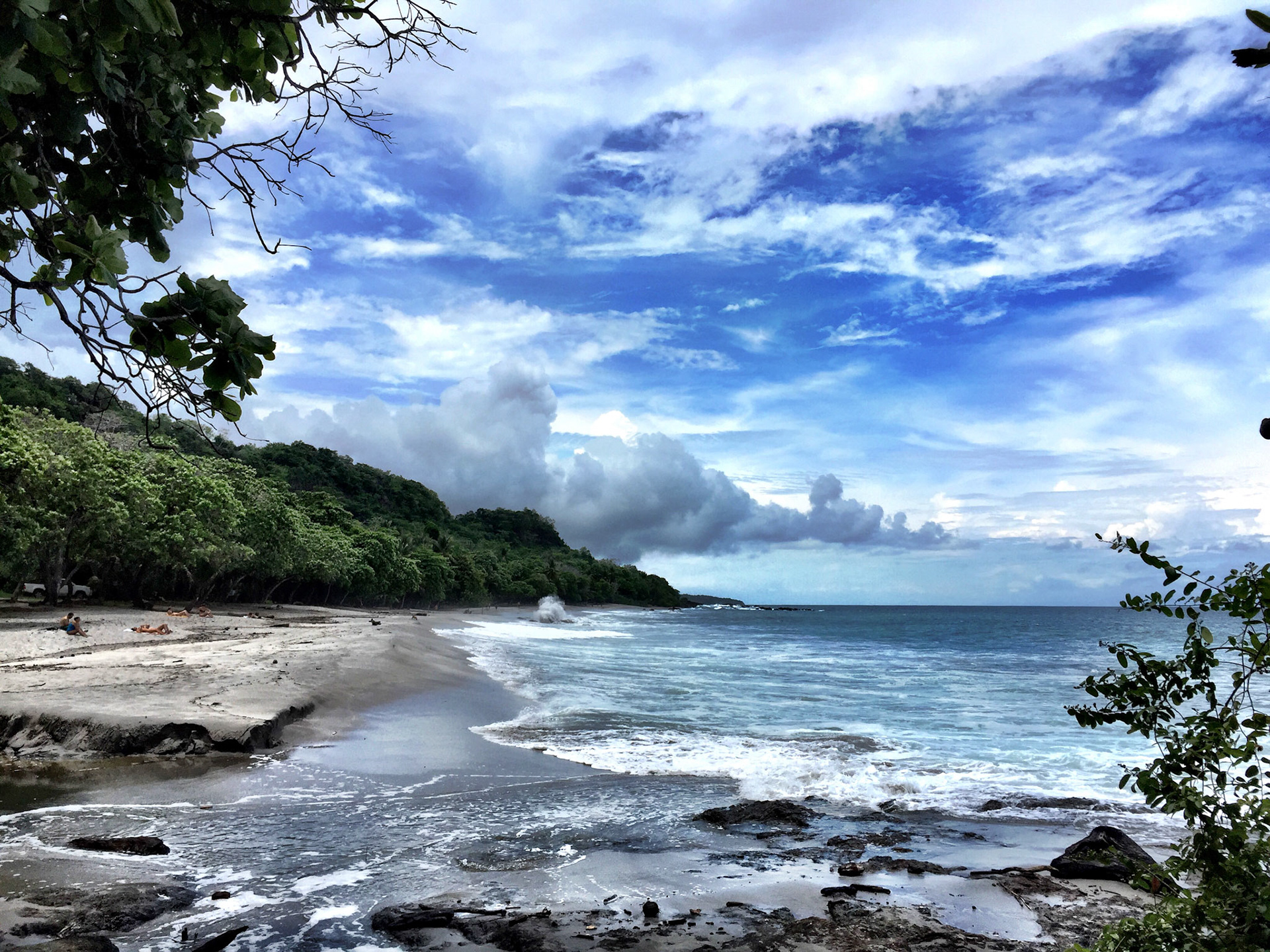 Montezuma Paradise | After you come down from Monteverde altitudes on a muddy path west to the Pacific lowlands, a ferry can take you to the Nicoya Peninsula. This rugged paradise offers every signature of the tropics - thickly forested hills, white sand beaches lined with eroded rocks and leaning palms, and shifting, silky water.