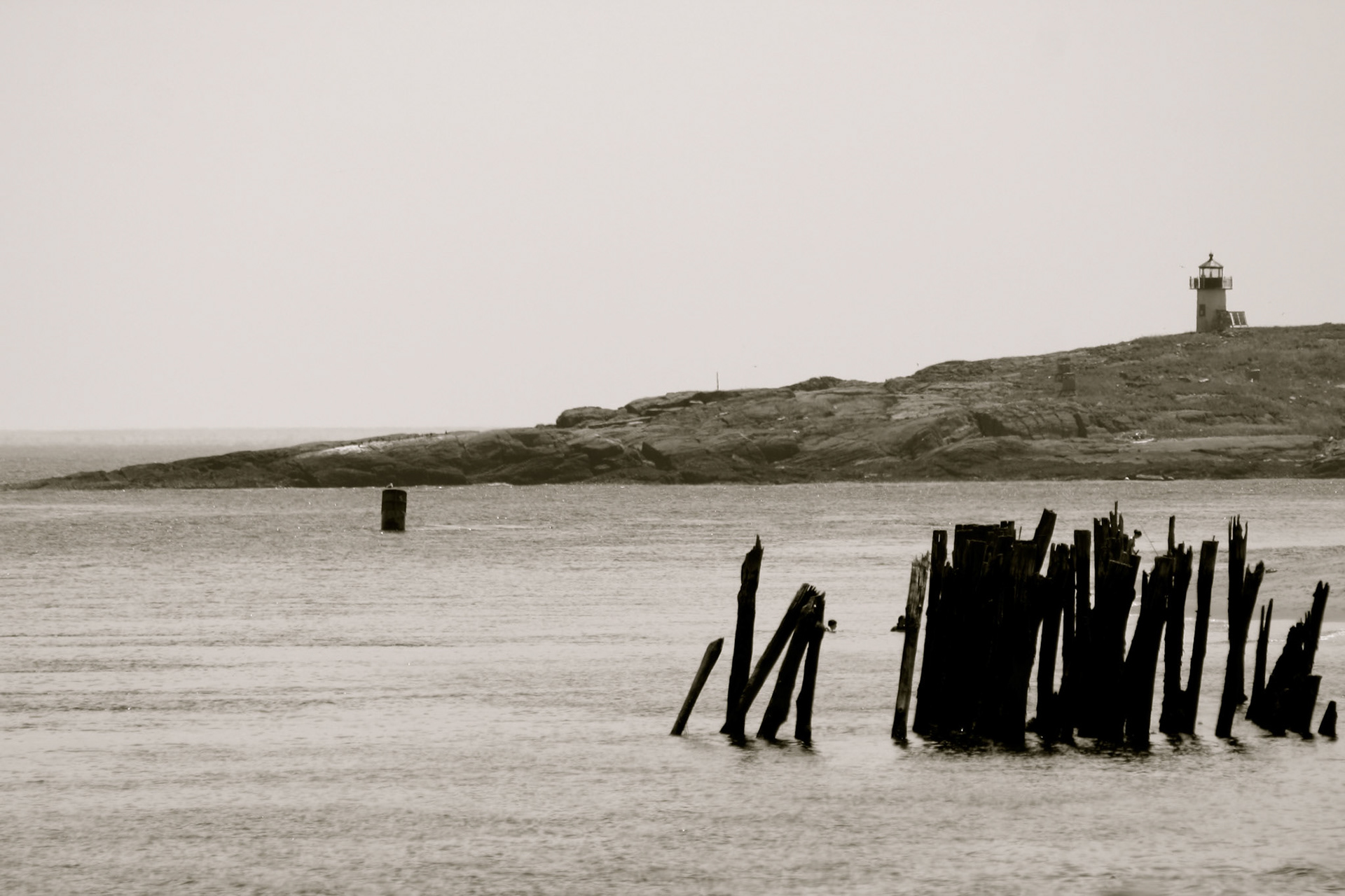 Pond Island Lighthouse | Popham Beach | Maine