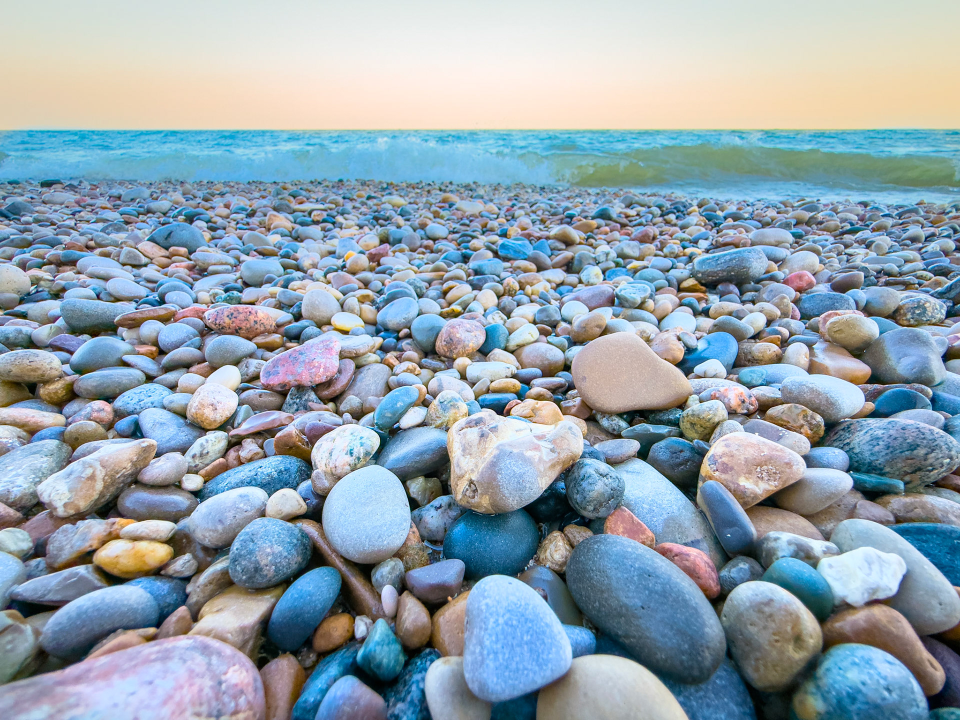 Waves of Stones | Lake Michigan, South Haven