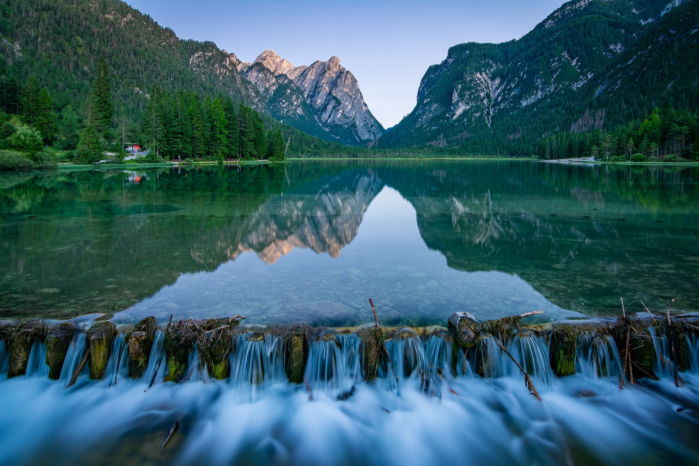 Sommerabend am Toblacher See